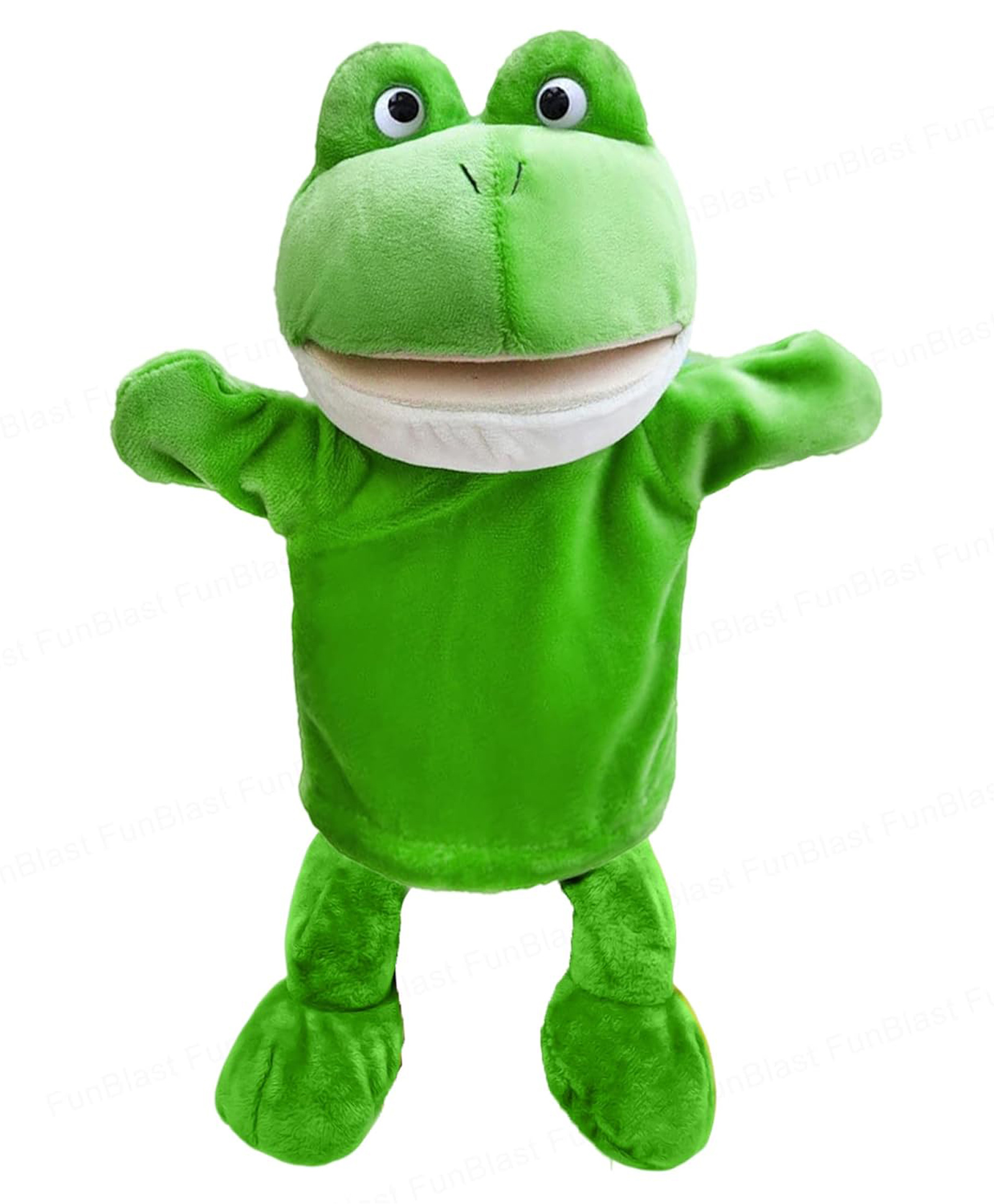 FunBlast Frog Shaped Soft Plush Hand Puppets for Kids Pack of 1 Puppet (Multicolor)-image-41