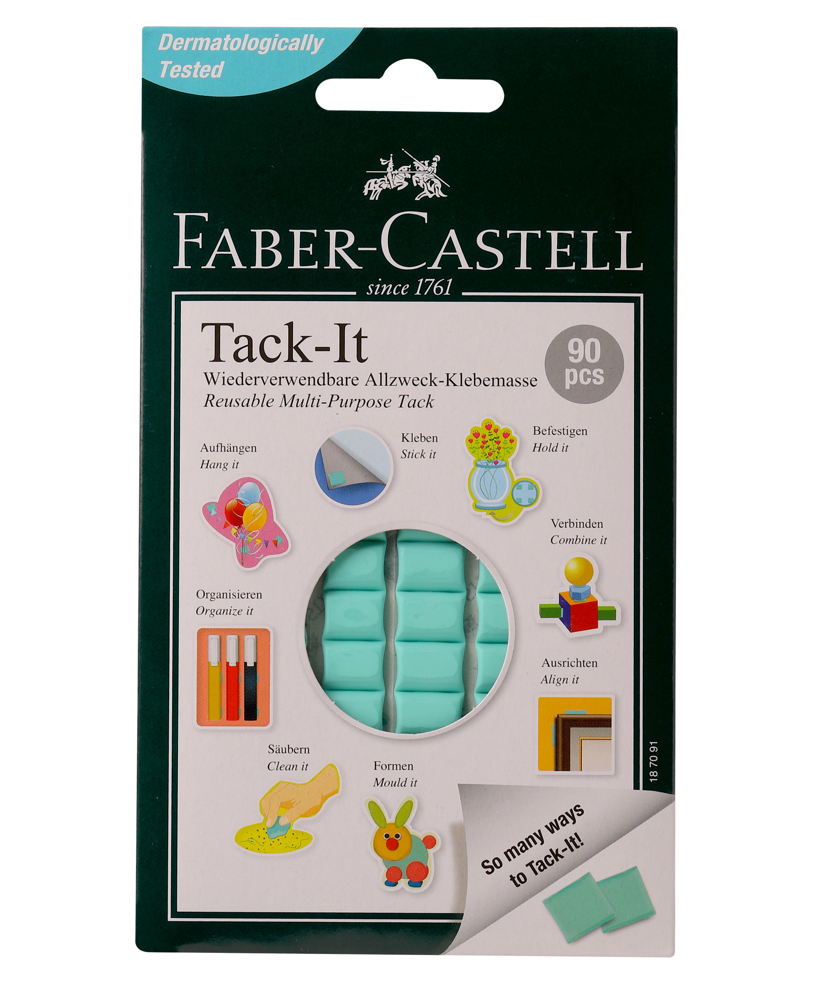 faber castell Faber Castle Tack It Removable Adhesive Green - 50 g-picture-22