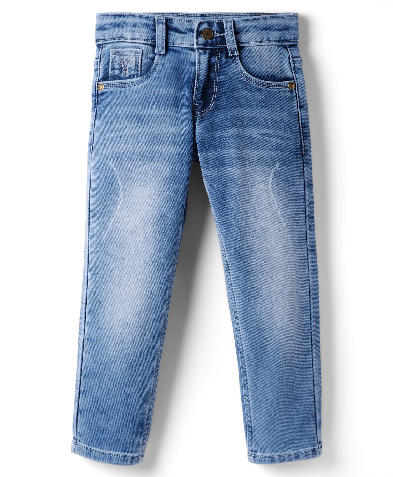 Under Fourteen Only Washed Jeans - Blue-picture-16