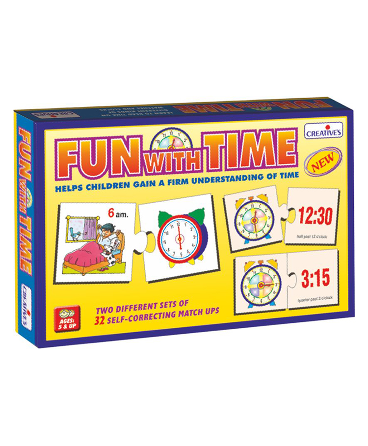 Creative Fun With Time Puzzle Game | Learn to Read & Tell Time | Self-Correcting for Kids | Analog & Digital Clock Matching | Daily Routine Activity - 32 Match Ups-picture-25