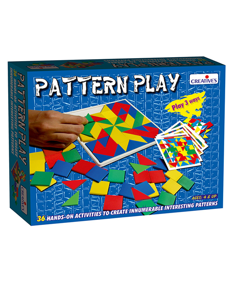 Creative Pattern Play 36 Activities to Develop Spatial Skills, Creativity & Logic, Learn Shapes, Colors & Sequences - 168 Tiles-picture-26