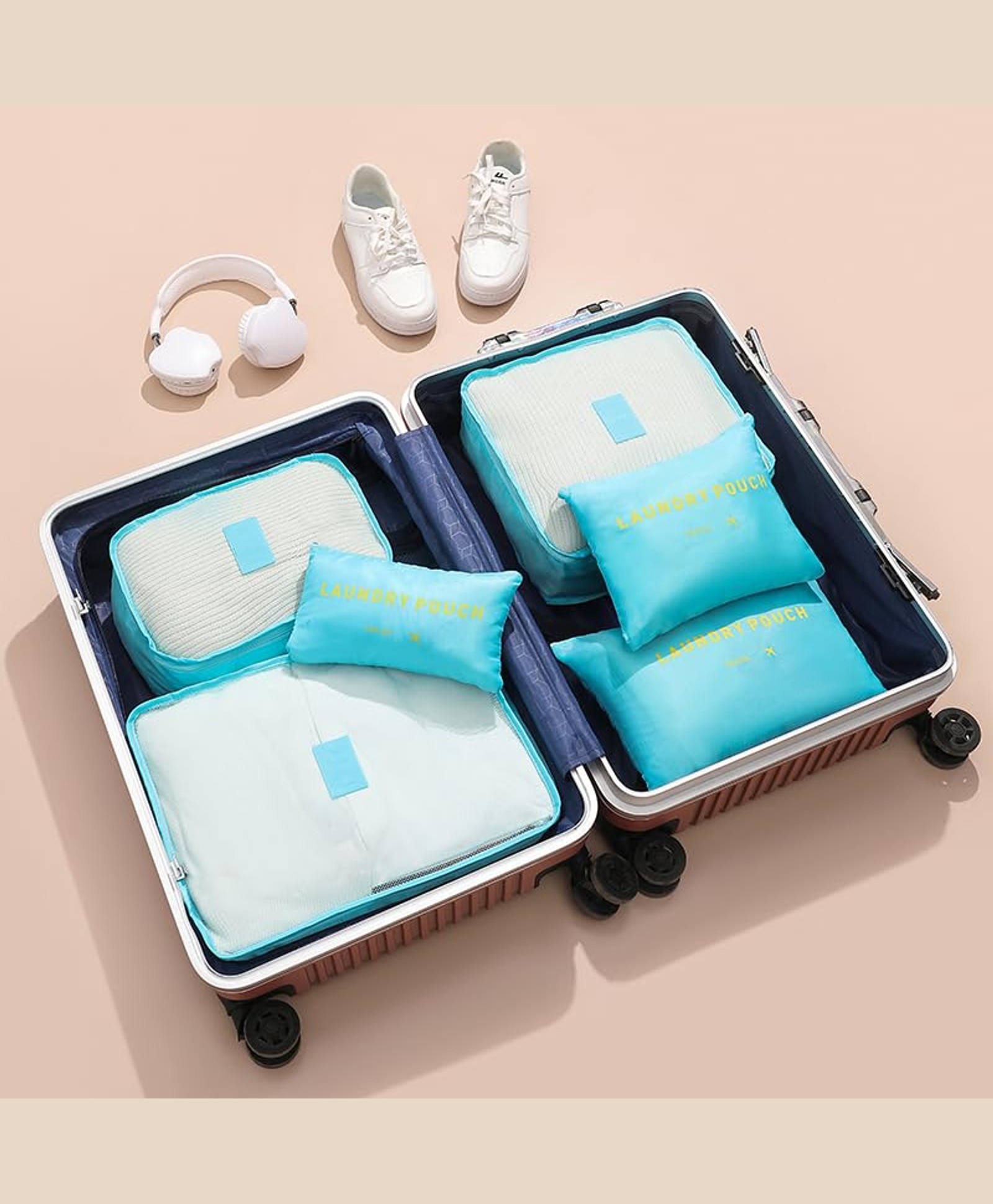 umai Travel Luggage Bag | LYN16-BLE | Blue | pack of 6-picture-25