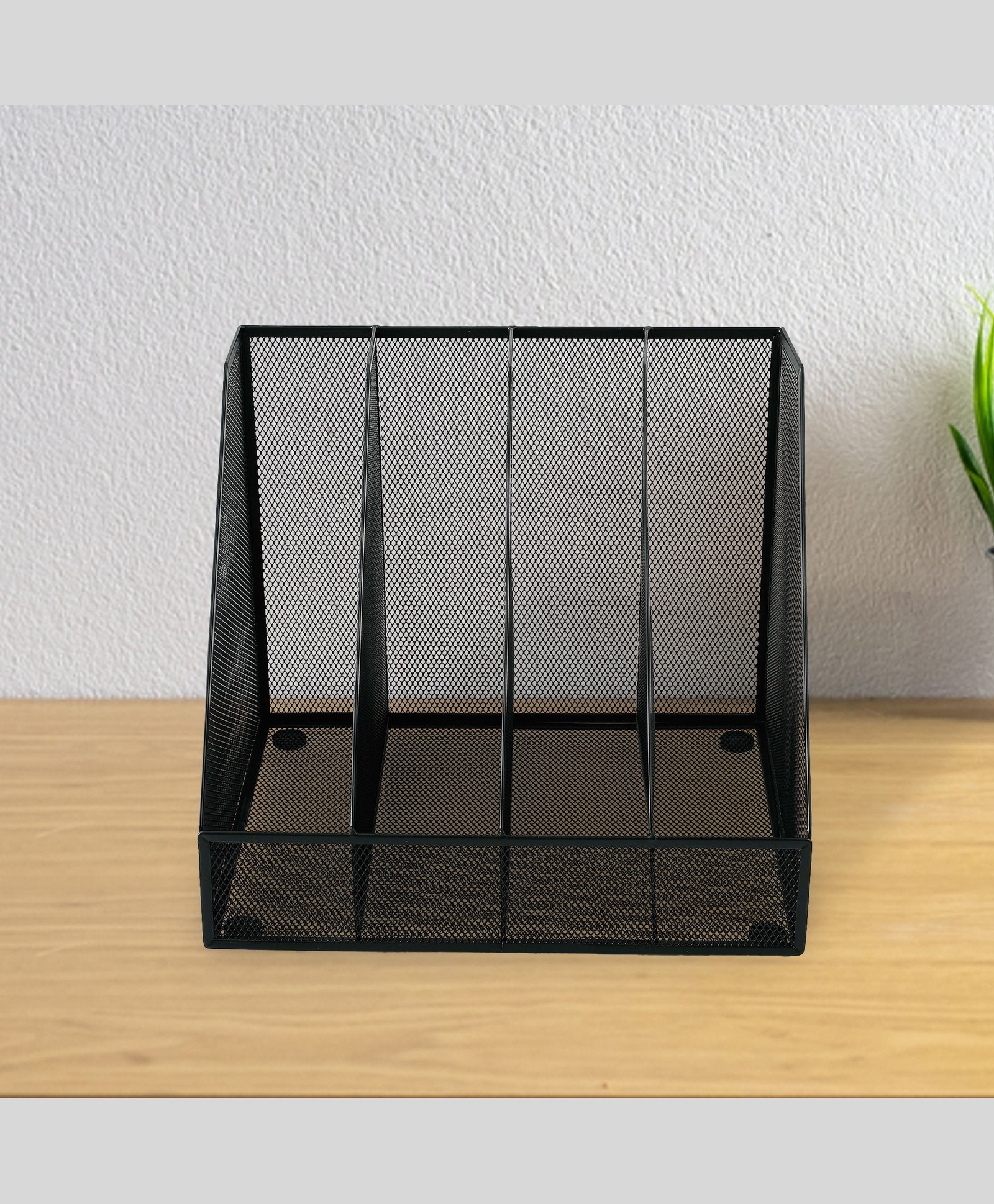 umai Metal Mesh Desk Magazine Organiser-M9040-Black-picture-15