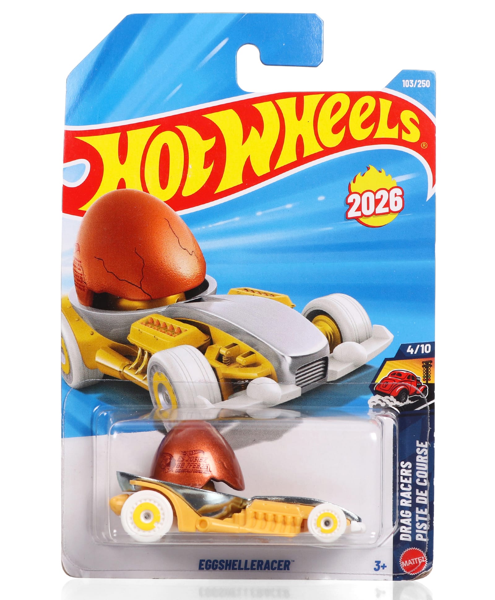 Hot Wheels Eggshelle Racer (103/250) Toy Car - Brown & Silver-picture-19