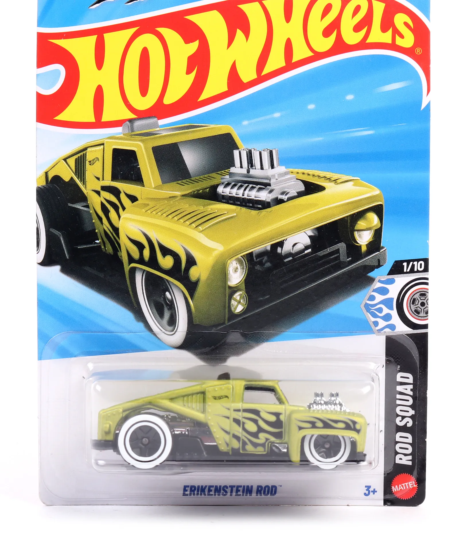 HENRI　スタジオ 　カーボーイ Hot Wheels Erikenstein ROD (117/250) Toy Car - Dark Green for