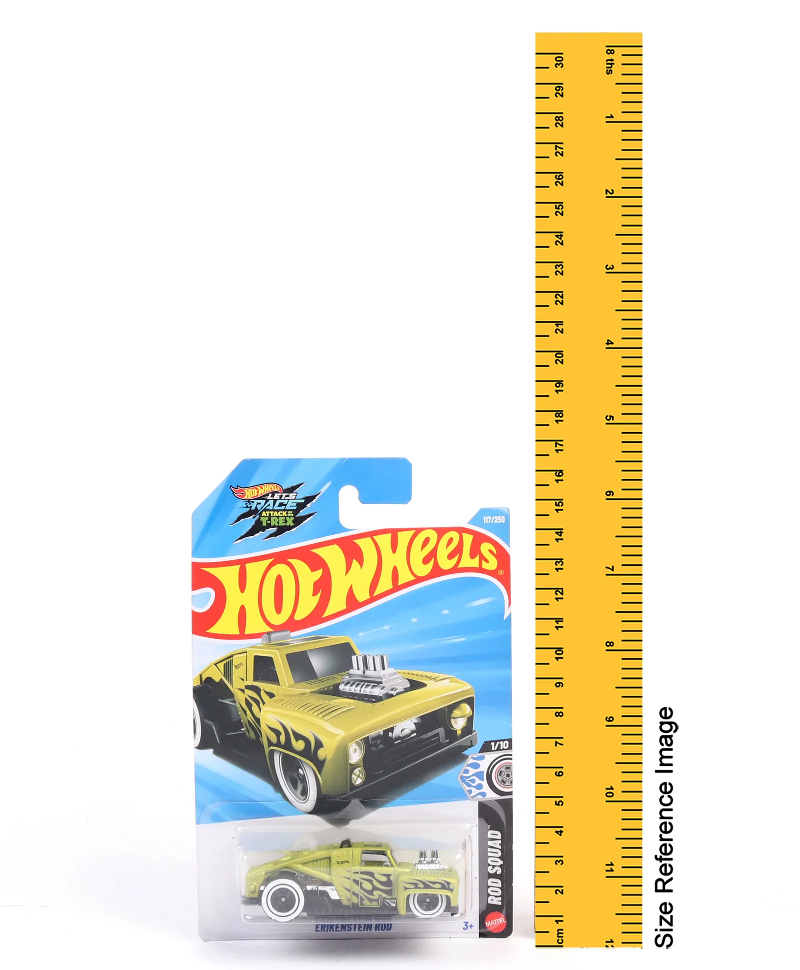 Hot Wheels Erikenstein ROD (117/250) Toy Car - Dark Green for