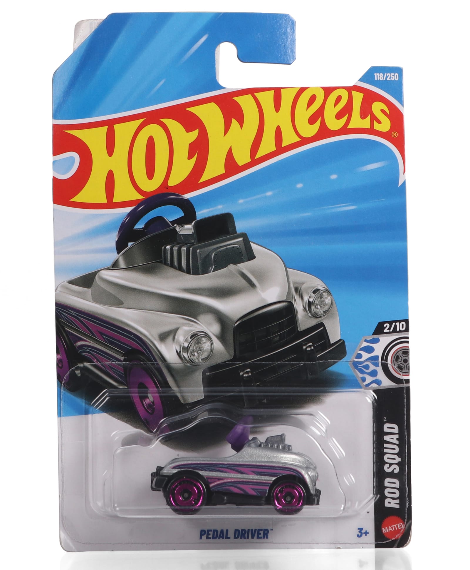 Hot Wheels Pedal Driver (118/250) Toy Car - Purple-image-46
