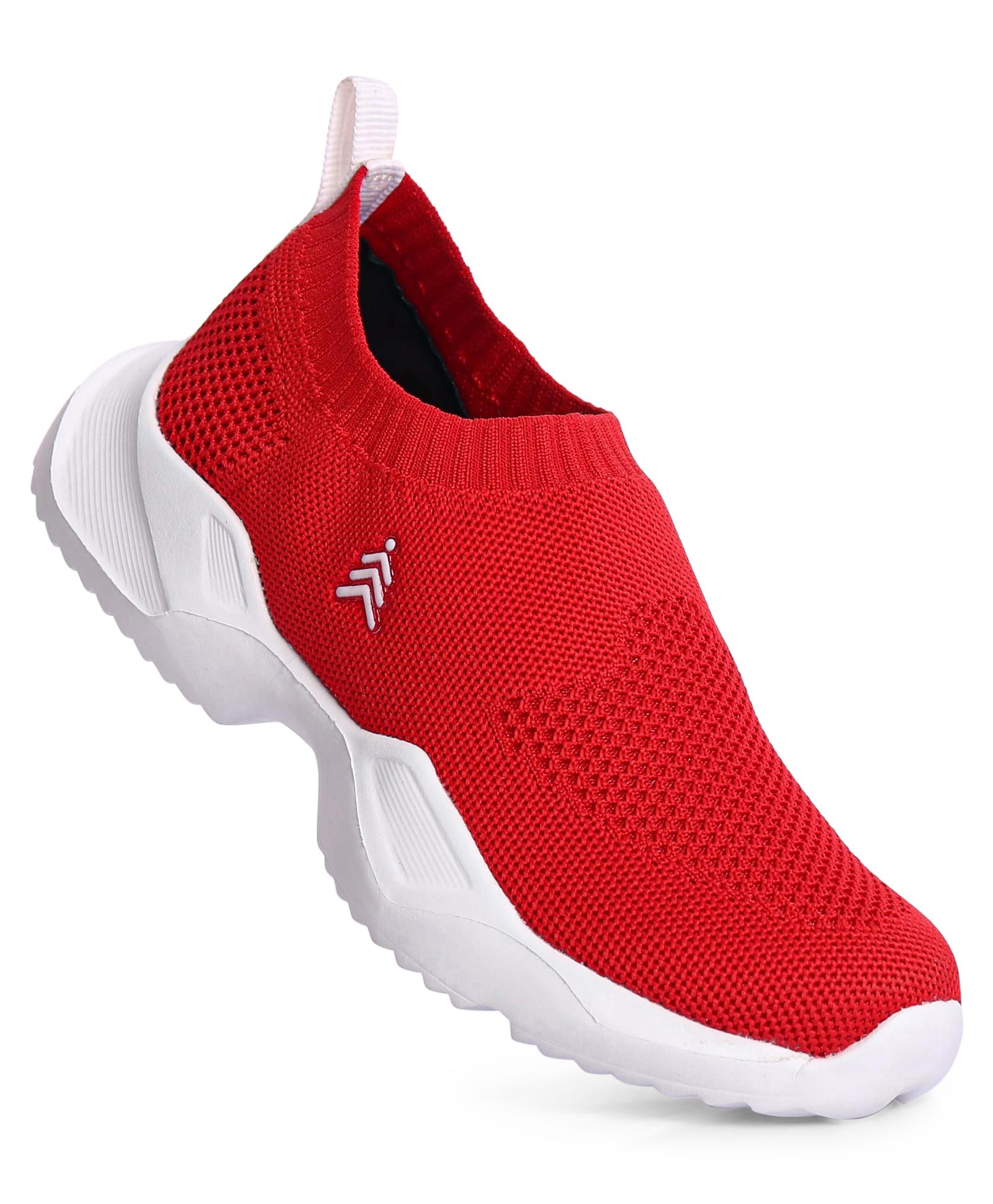 Pine Kids Slip On Solid Sneaker - Red-picture-3