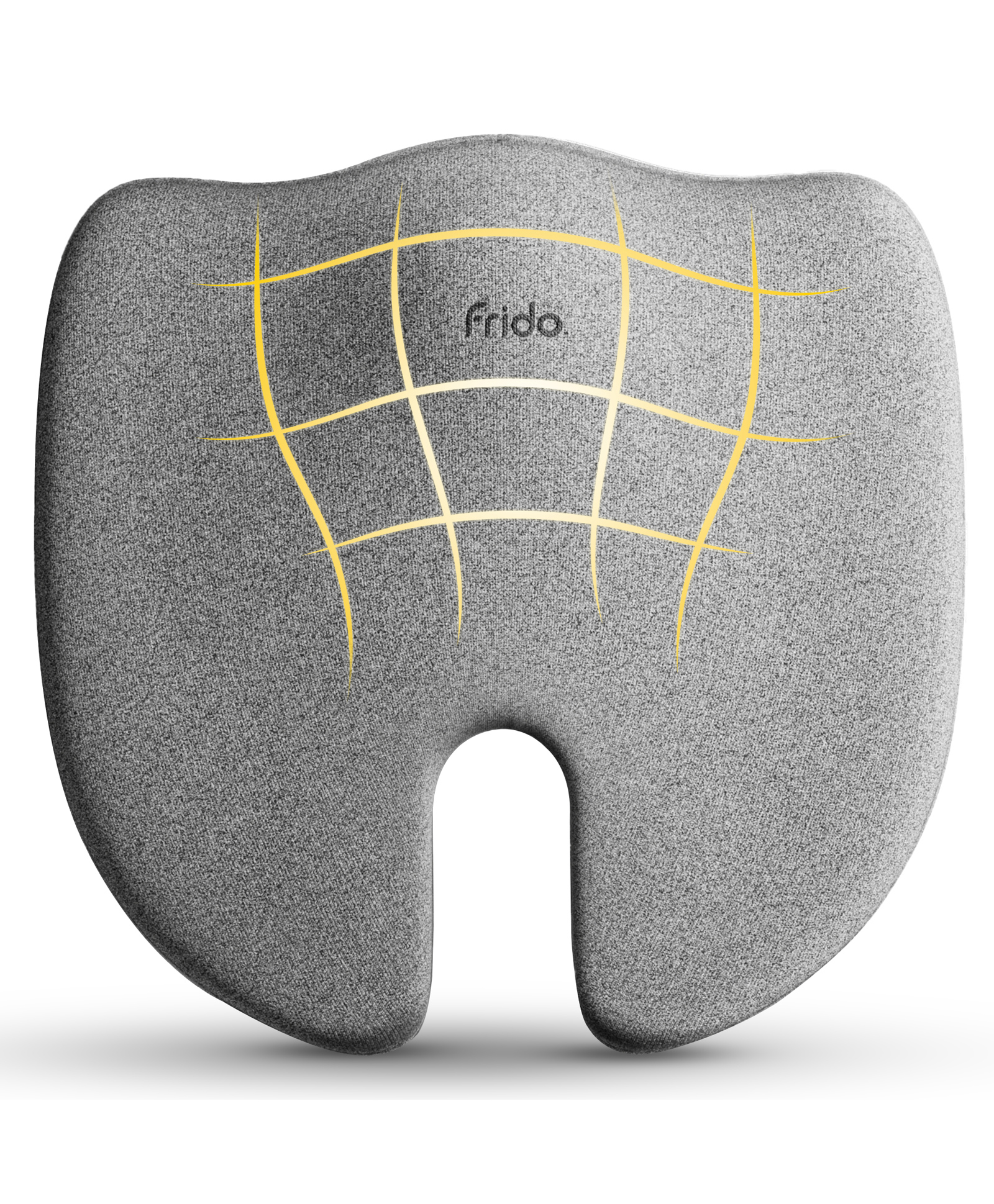 Frido Ultimate Pro Seat Cushion (High Density) for Hip, Tailbone, Coccyx, Sciatica Pain Relief, Proprietary Hi-Per Foam Ergonomic design, Contoured Cushion for Office or Home Chairs, Upto 100 Kg-image-12