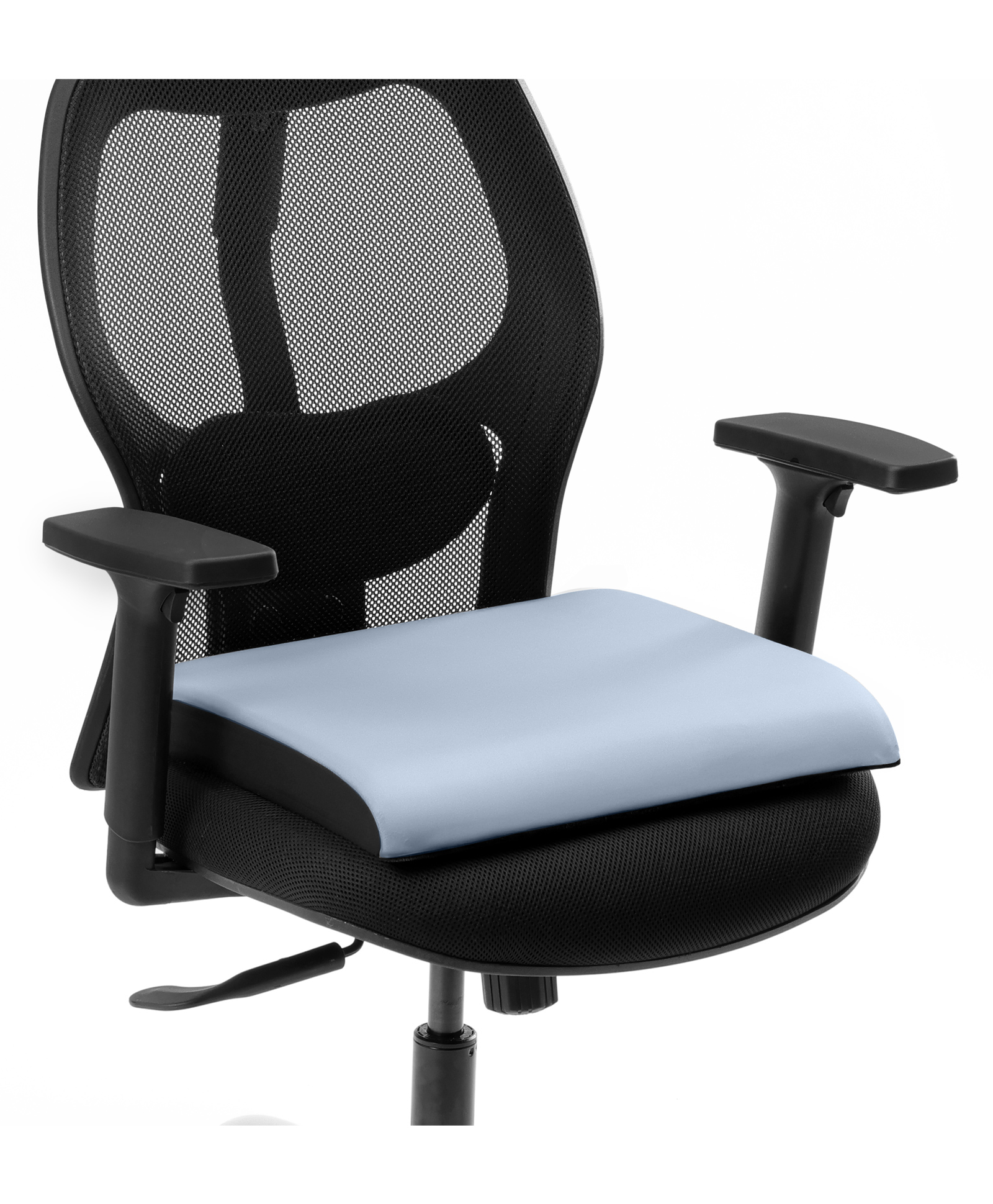 Frido Cloud Seat Cushion with High-Density Memory Foam|Tailbone & Thighs Support Pillow|Washable Stretch Cover |Anti-Slip Base|Portable Handle|Ideal for Office, Car & Home Chairs, Pebble Grey-picture-31