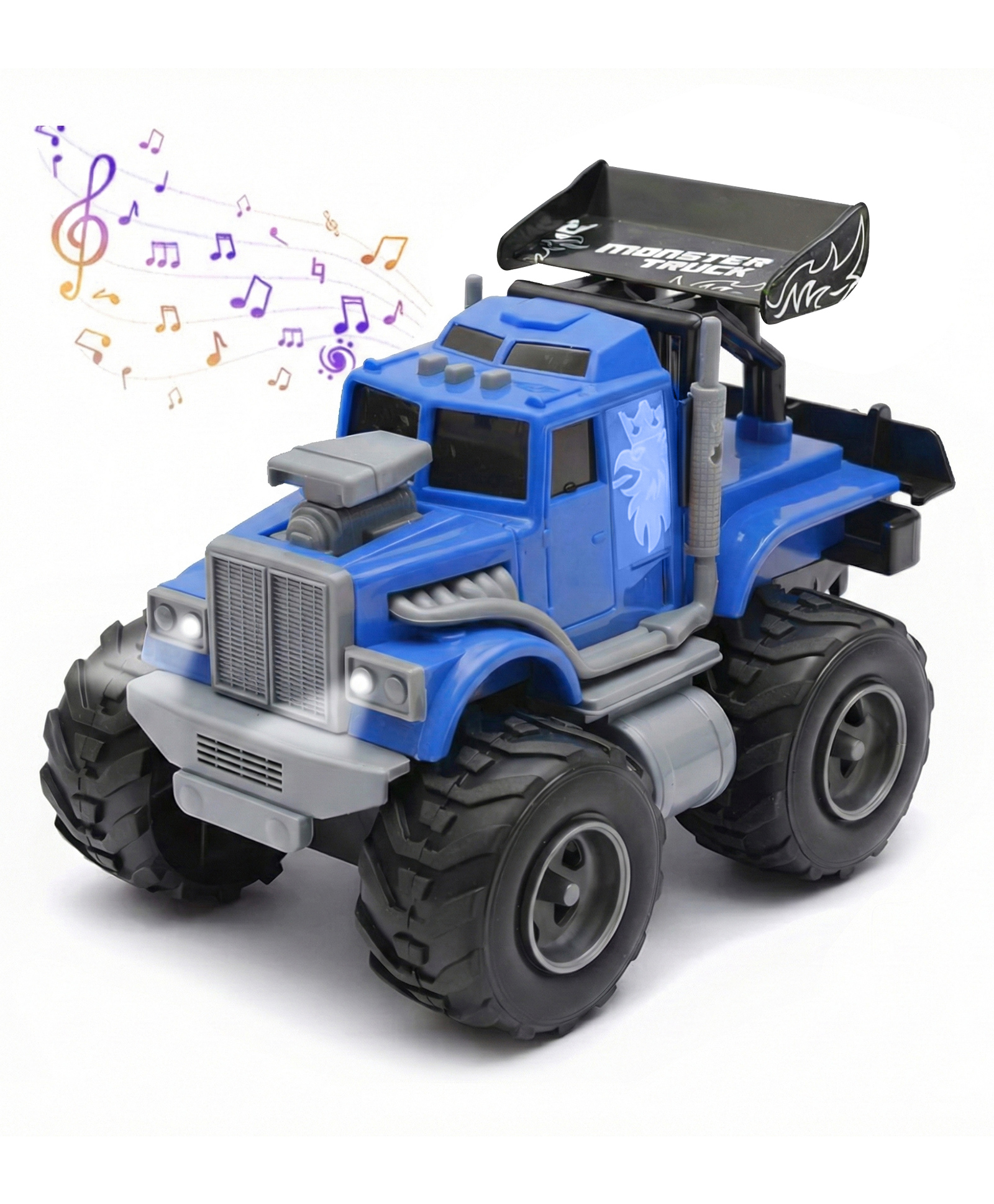 Kidology Monster Truck Toy | Action Play Vehicle for Kids (Blue)-image-40