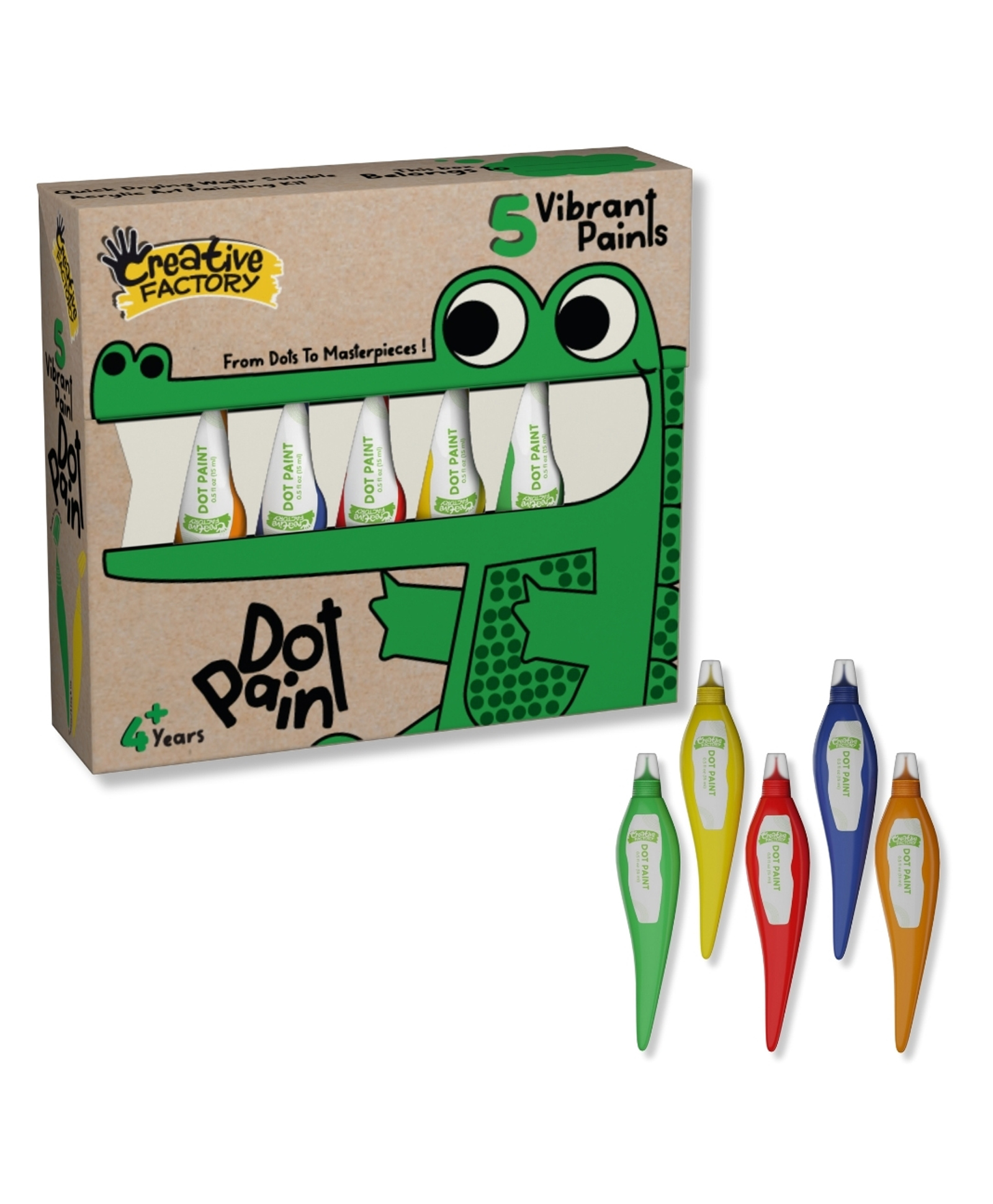 Zephyr Creative Factory Dot Paint Art Color Mess-Free Painting Kit for Kids Set 5 - Mutlicolour-picture-32