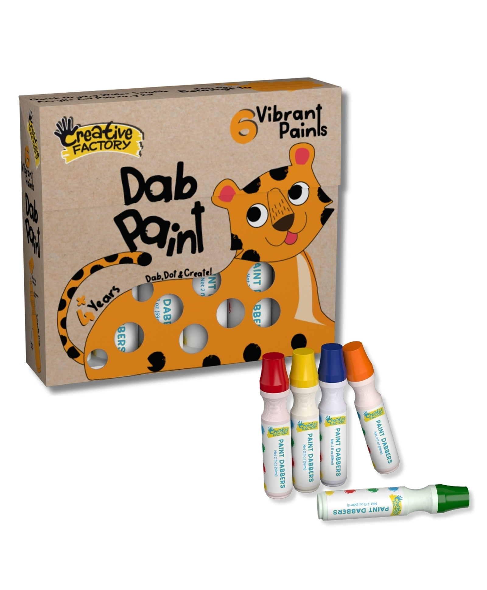 Zephyr Creative Factory Dab Paint Art Color Mess-Free Painting Kit for Kids Set - Mutlicolour-picture-43