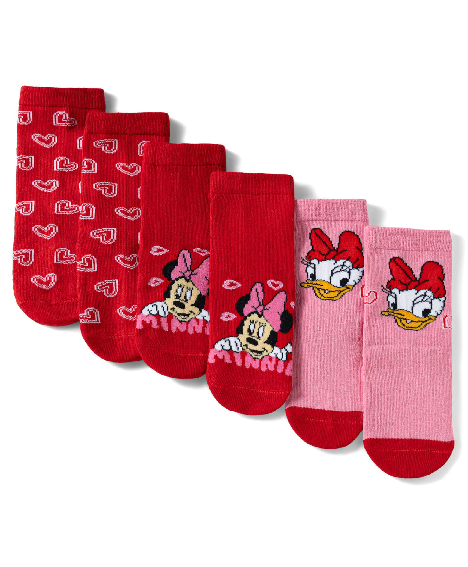 Cute Walk by Babyhug Knit Anti-Bacterial Ankle Length Socks With Disney Character Graphics Pack of 3 - Multicolor-image-37