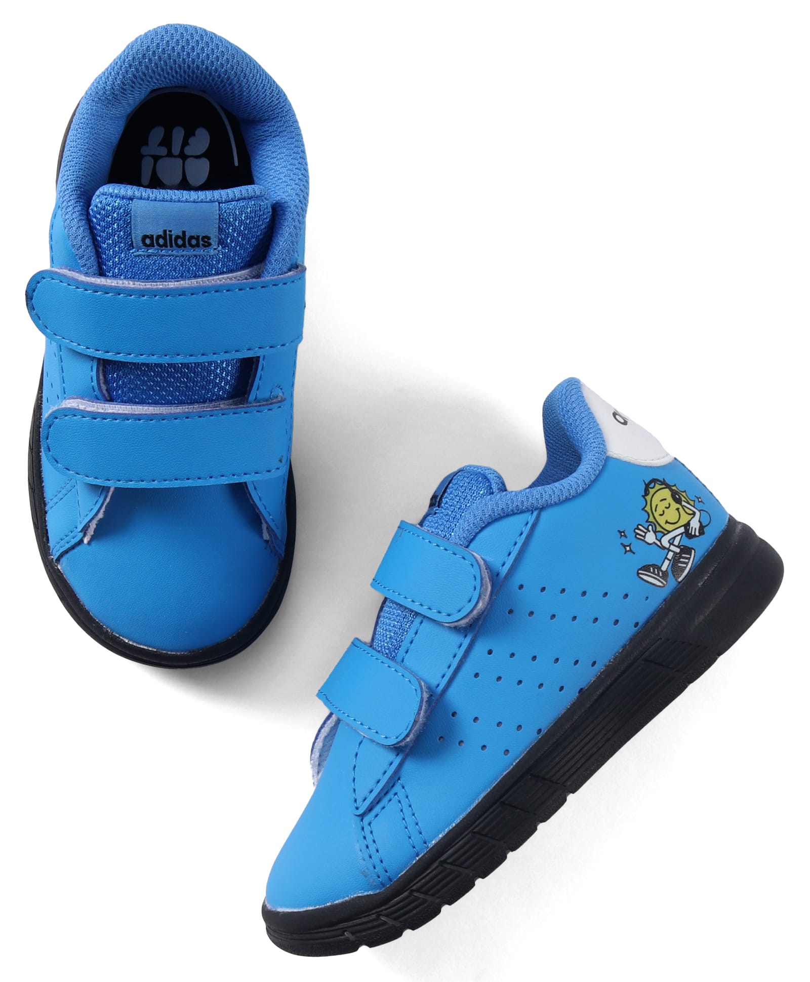 ADIDAS KIDS Velcro Closure Printed Casual Shoes - Royal Blue-picture-34