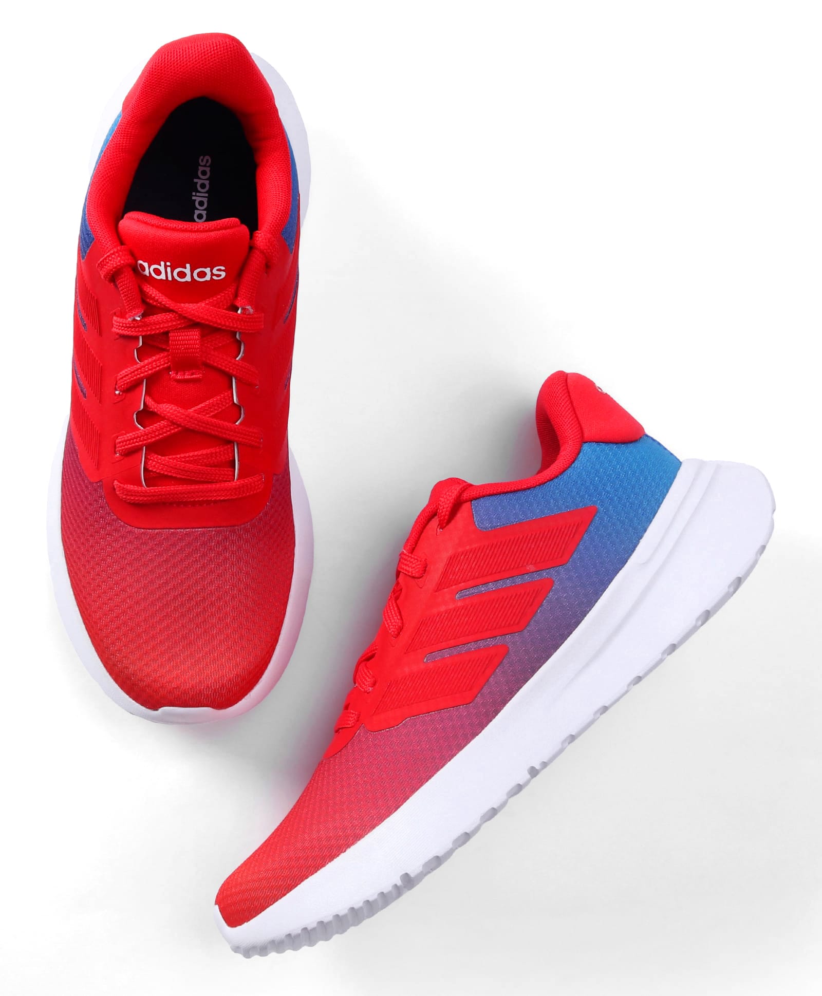 ADIDAS KIDS Lace Up Casual Shoes with Stripes - Red-picture-31