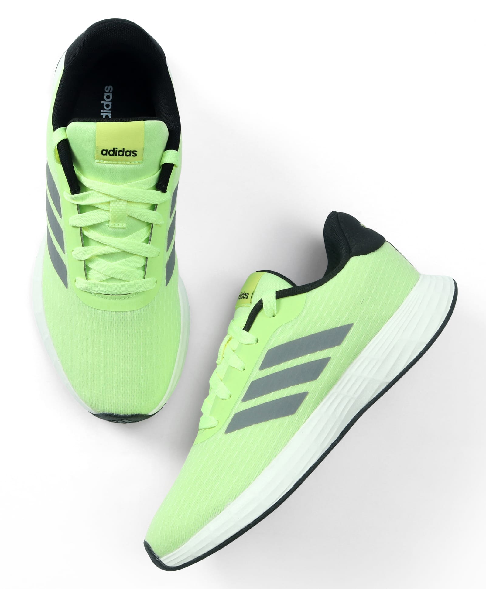 ADIDAS KIDS Lace Up Sport Shoes with Stripes - Limegreen-image-32