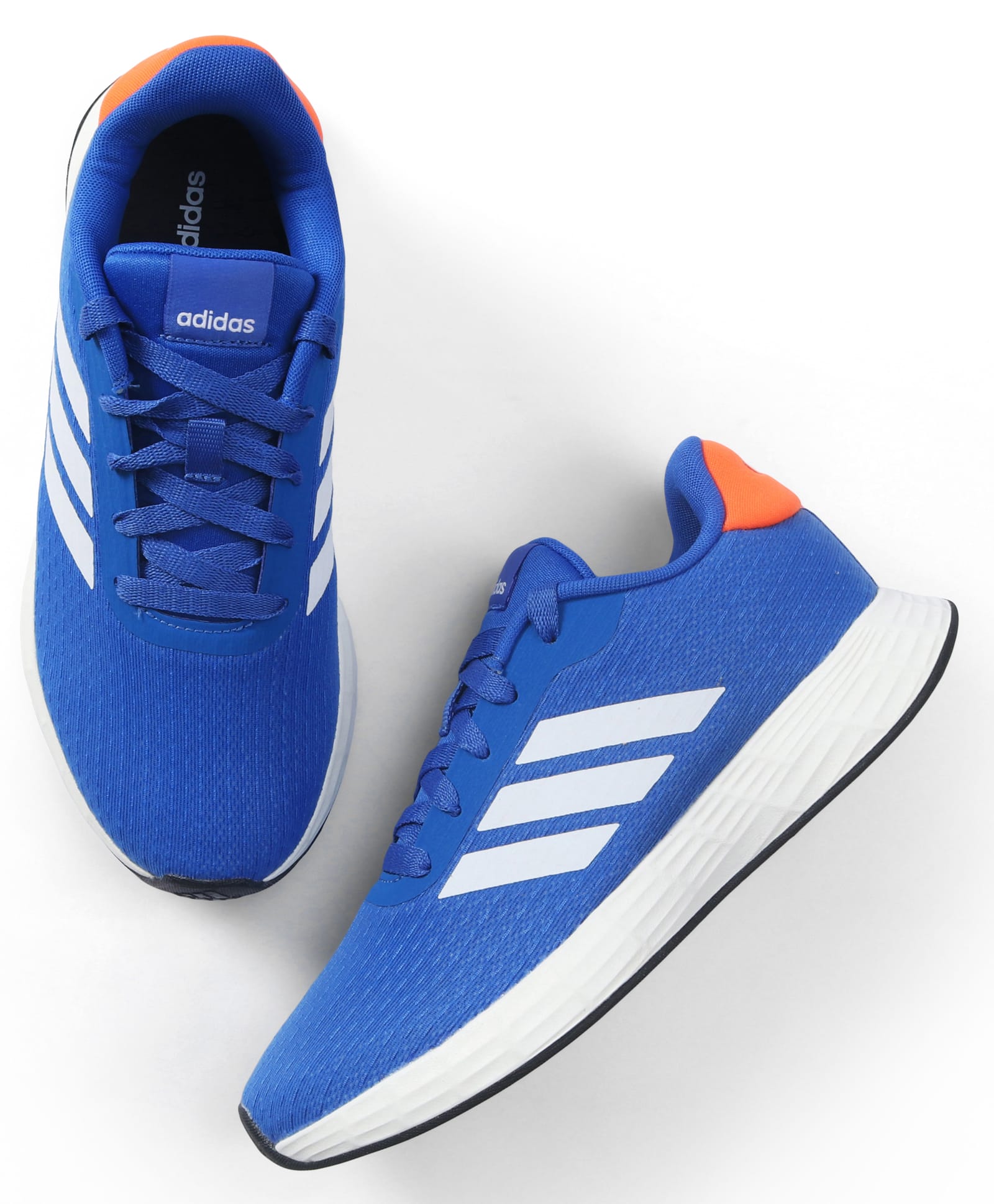 ADIDAS KIDS Lace Up Sport Shoes with Stripes - Blue & White-image-30
