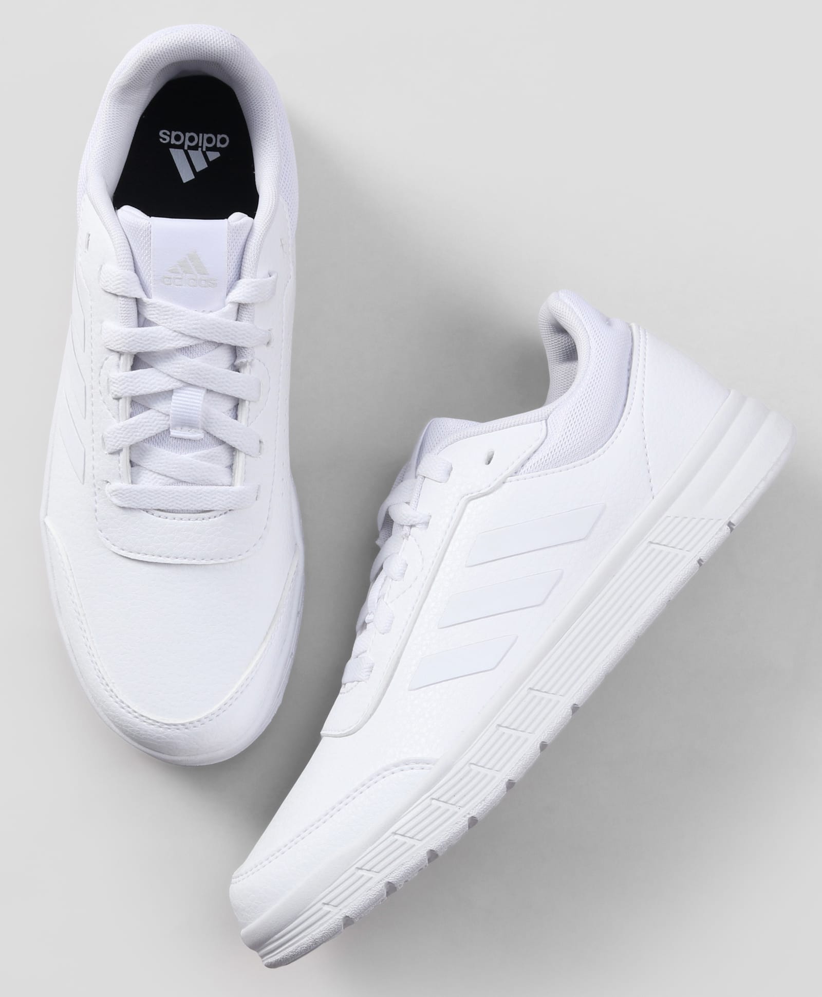 ADIDAS KIDS Lace Up Casual Shoes with Stripes - White-image-26