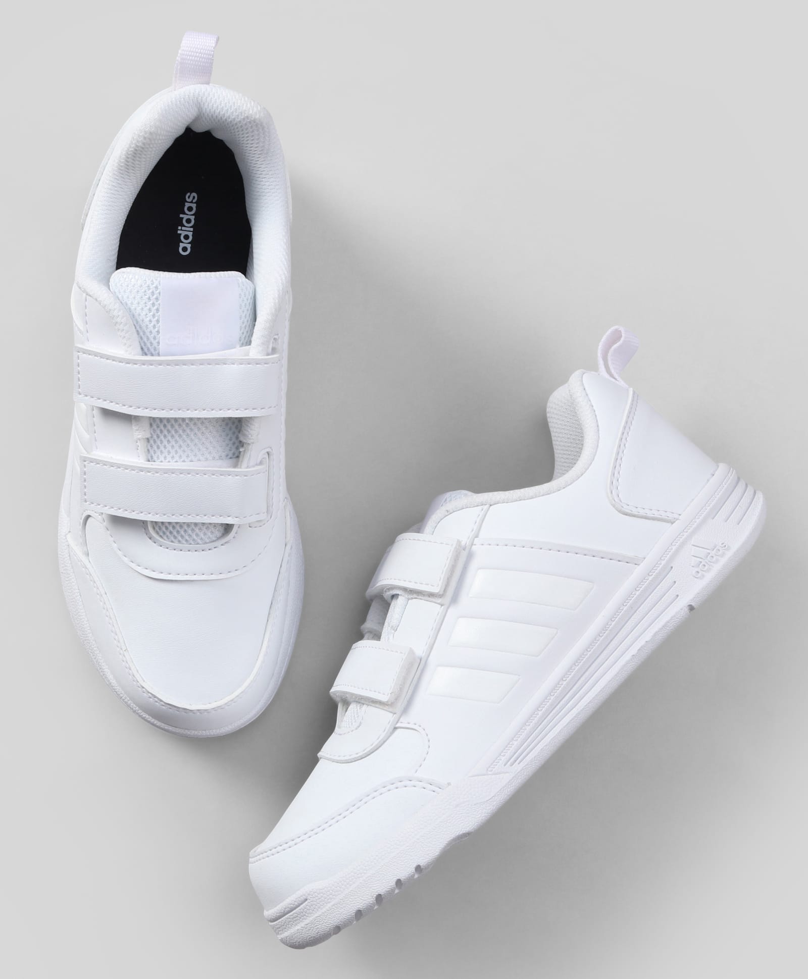 ADIDAS KIDS Lace Up Sport Shoes with Stripes - White-picture-10