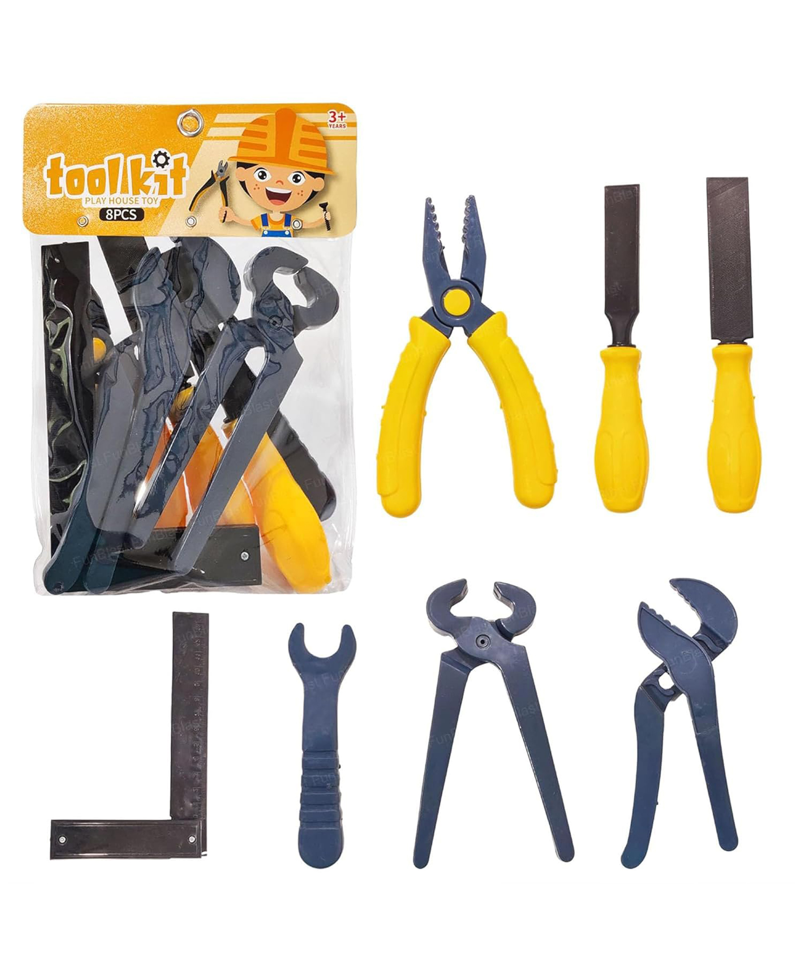 FunBlast Tool Kit Toy for Kids Set of 1 Tool Kit (Multicolor)-image-32