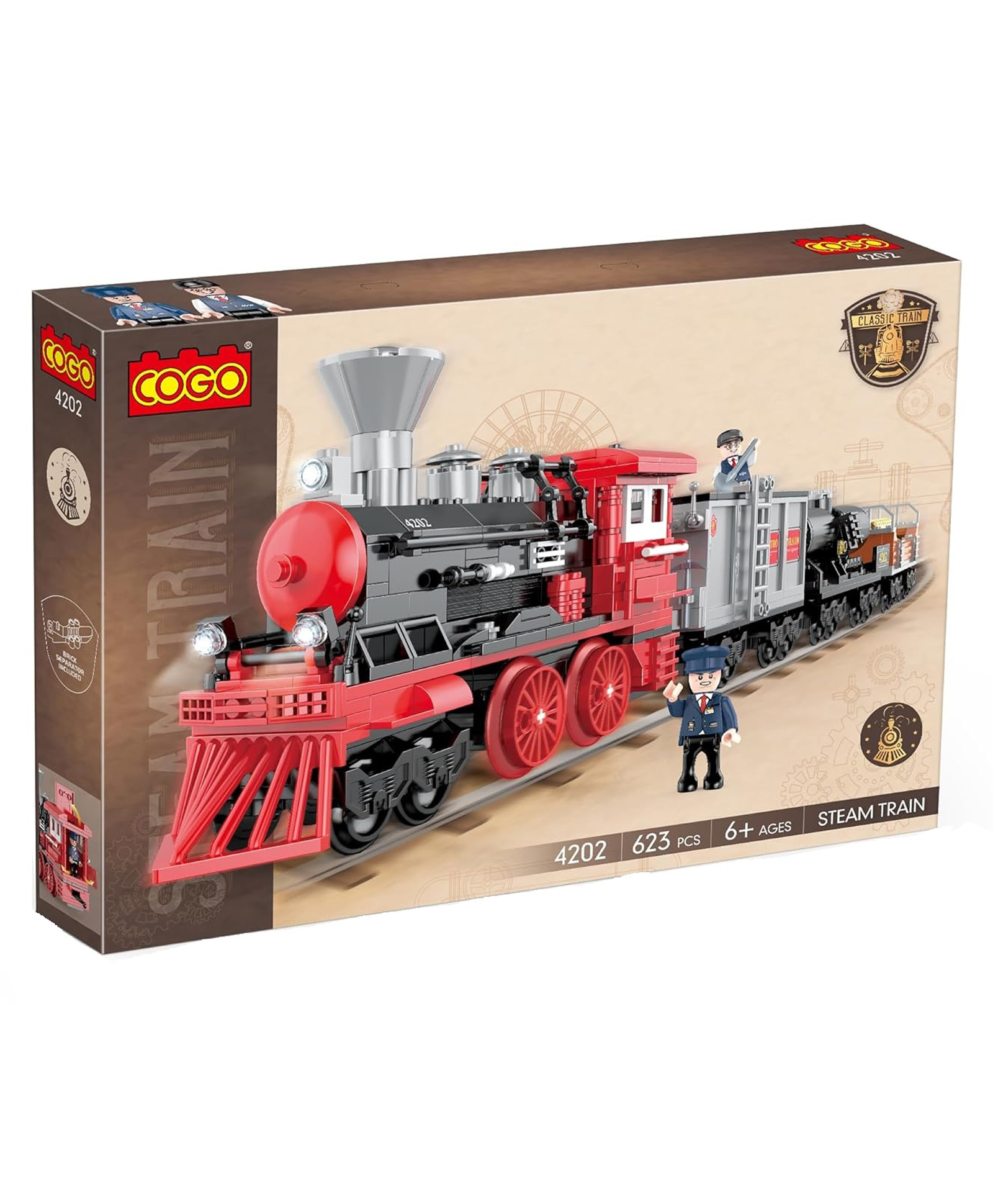 AKN TOYS Train Games Building Kit for Boys and Girls, 623 Pieces - Pack of 1-picture-20