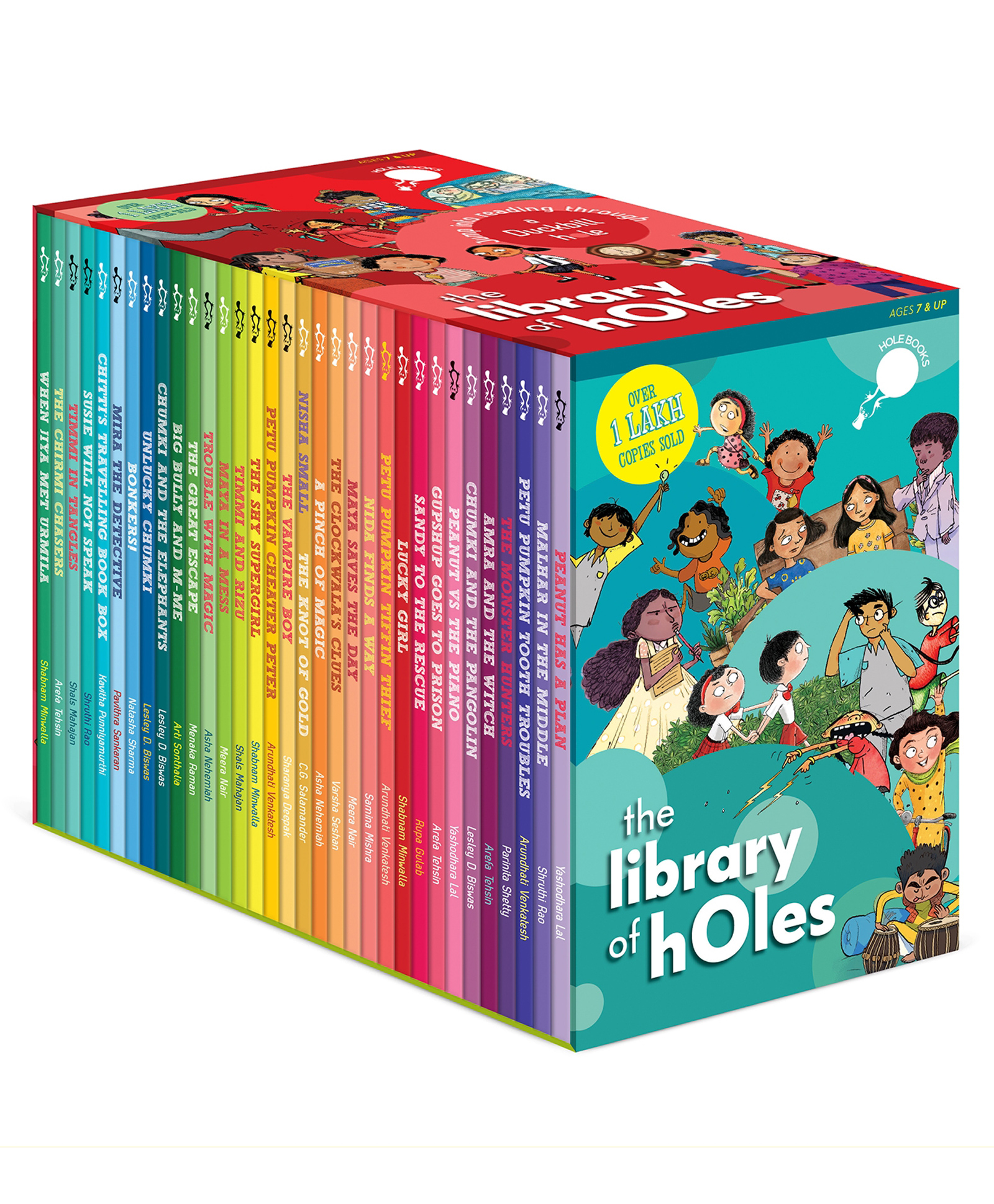 Hole Book : The Library Of Holes (New Box Set With 33 Hole Books!) - English-image-4
