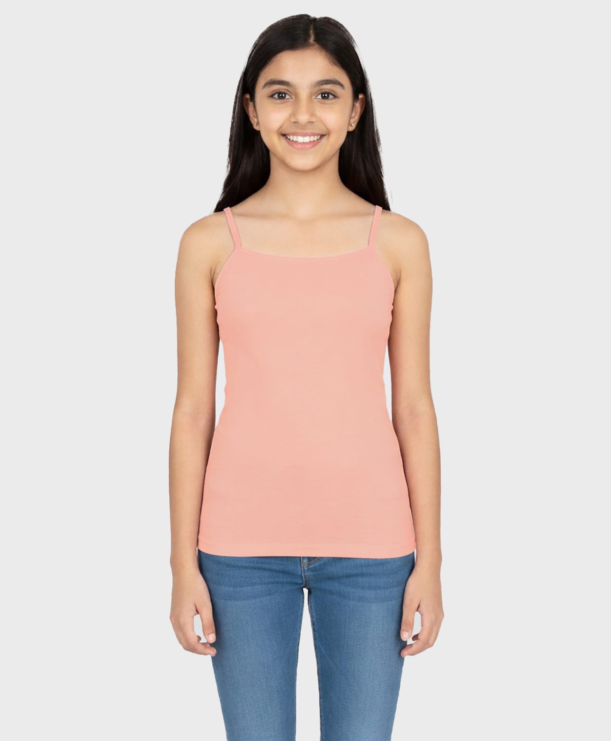 Charm n Cherish Cotton Knit Sleeveless Solid Camisole - Rose Dust-picture-28