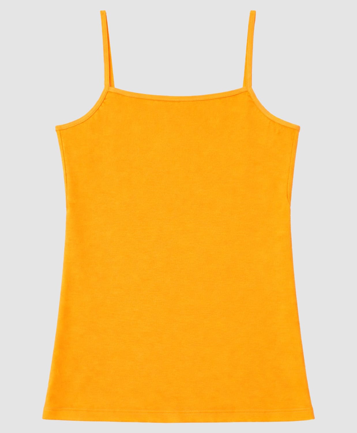 Charm n Cherish Cotton Knit Sleeveless Solid Camisole - Mustard-picture-13
