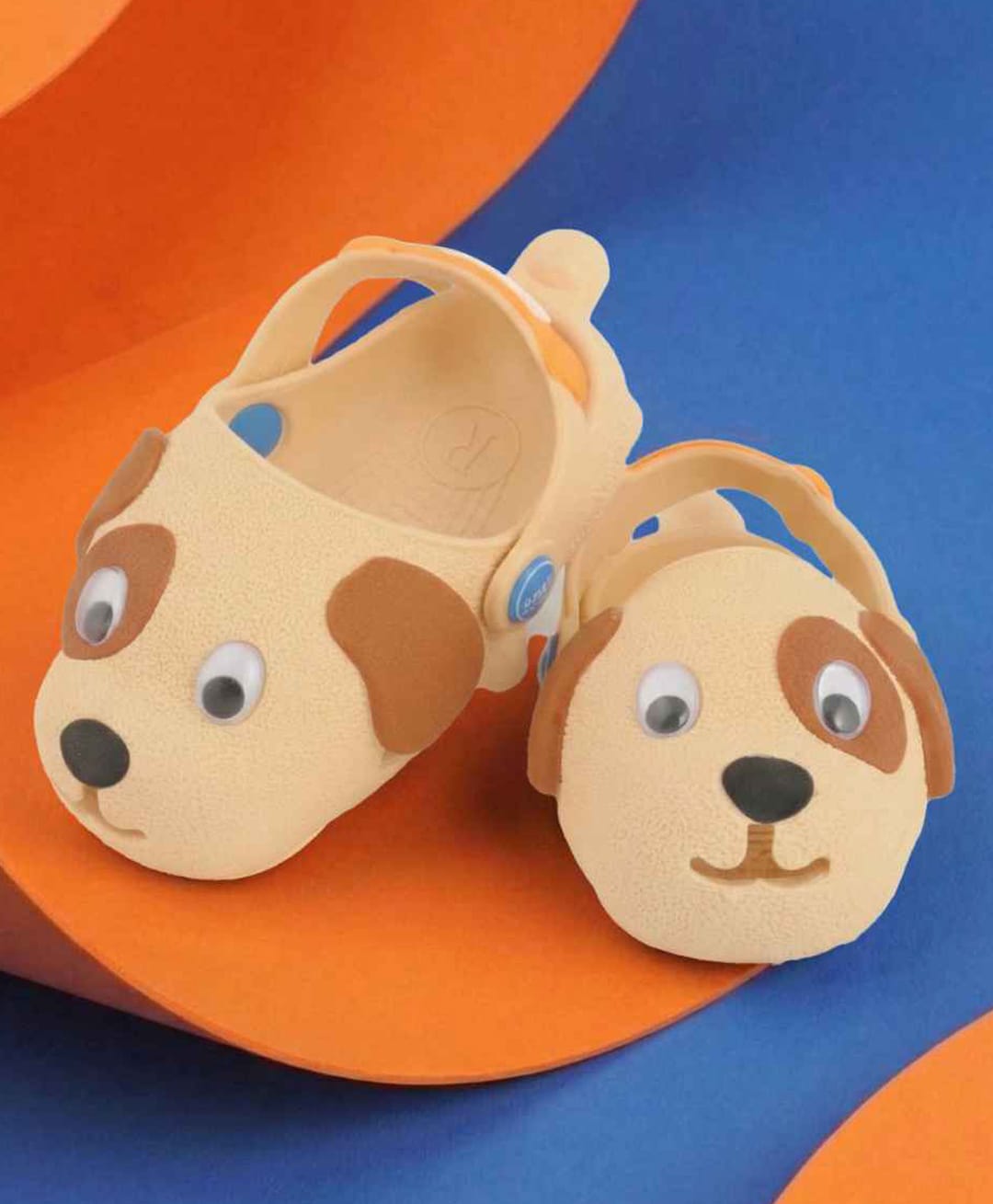 Yellow Bee Dog Designed Slingback Sandals - Beige-picture-17