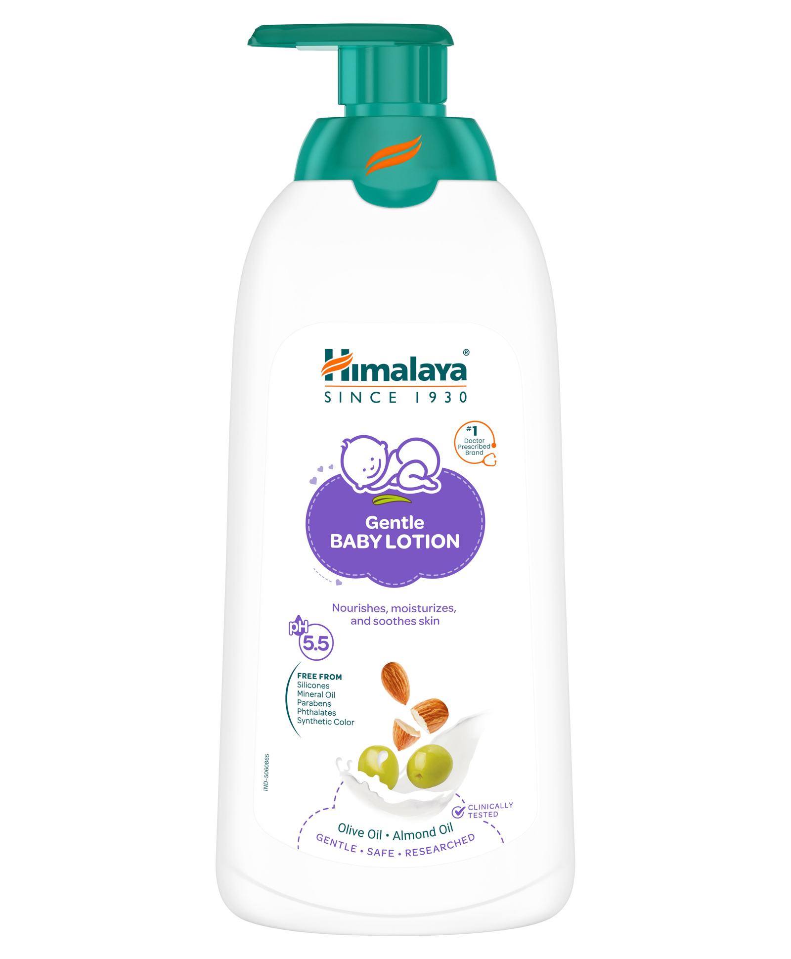 himalaya babycare Himalaya Gentle Baby Lotion With Almond Oil, Olive Oil, Country Mallow No.1 Doctor-Prescribed Brand Ph 5.5 Formulation Nourishes & Moisturizes Your Baby'S Skin Safe For Newborns -700 ml-picture-36