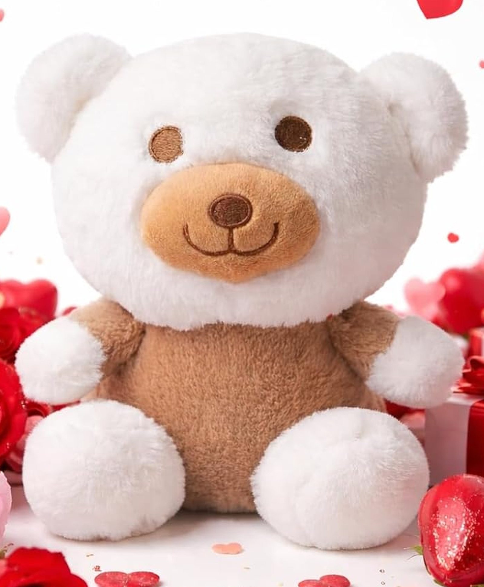 Eitheo Soft Loveable Huggable Teddy Bear Plush Stuffed Animal Cuddly Toy | Perfect Birthday Gift for Girls, Kids & Loved Ones - Height 20 cm-image-32