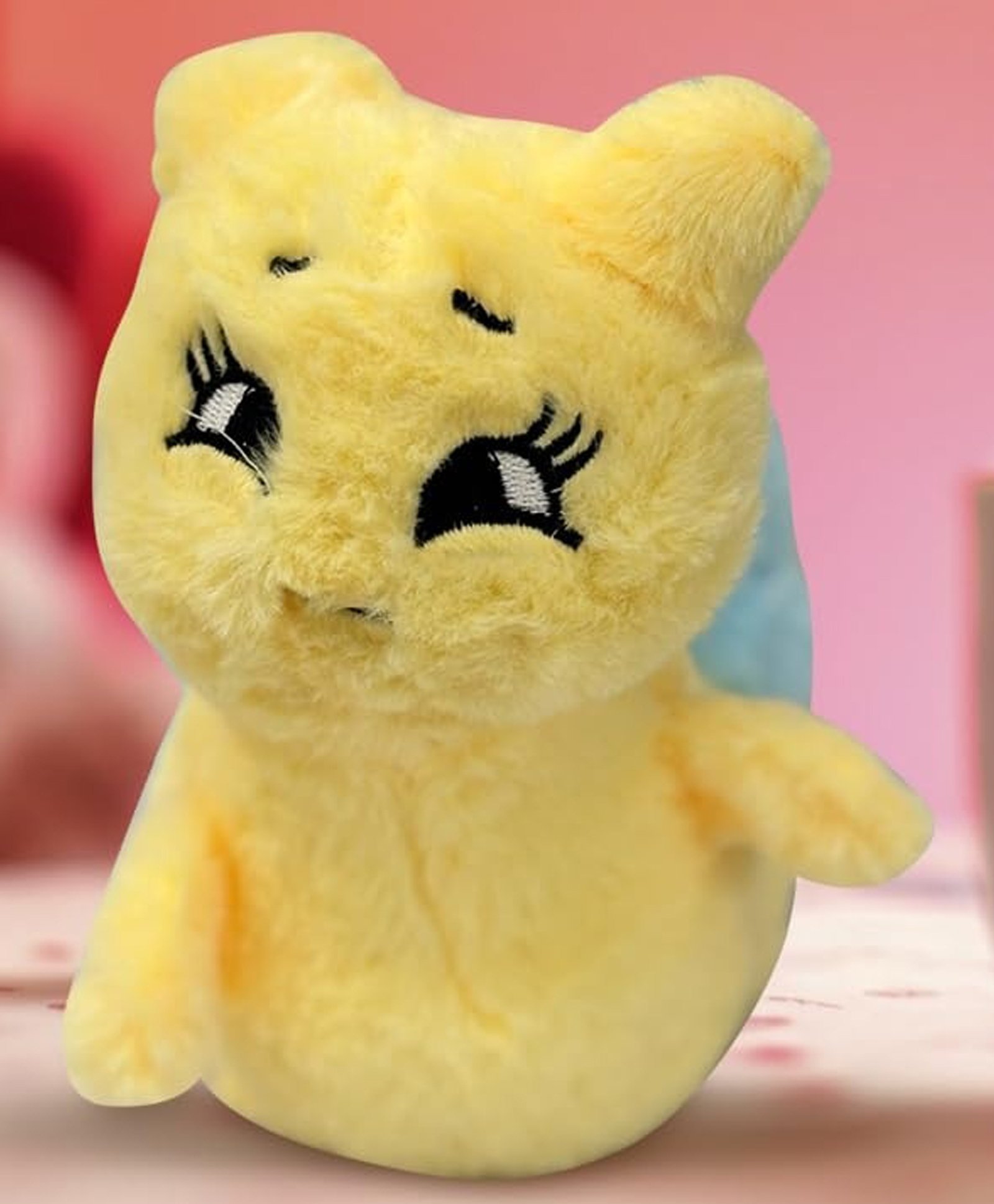 Eitheo Baby Stuffed Snail Plushie Huggable Soft Teddy Toy for Kids Yellow - Height 25 cm-image-14