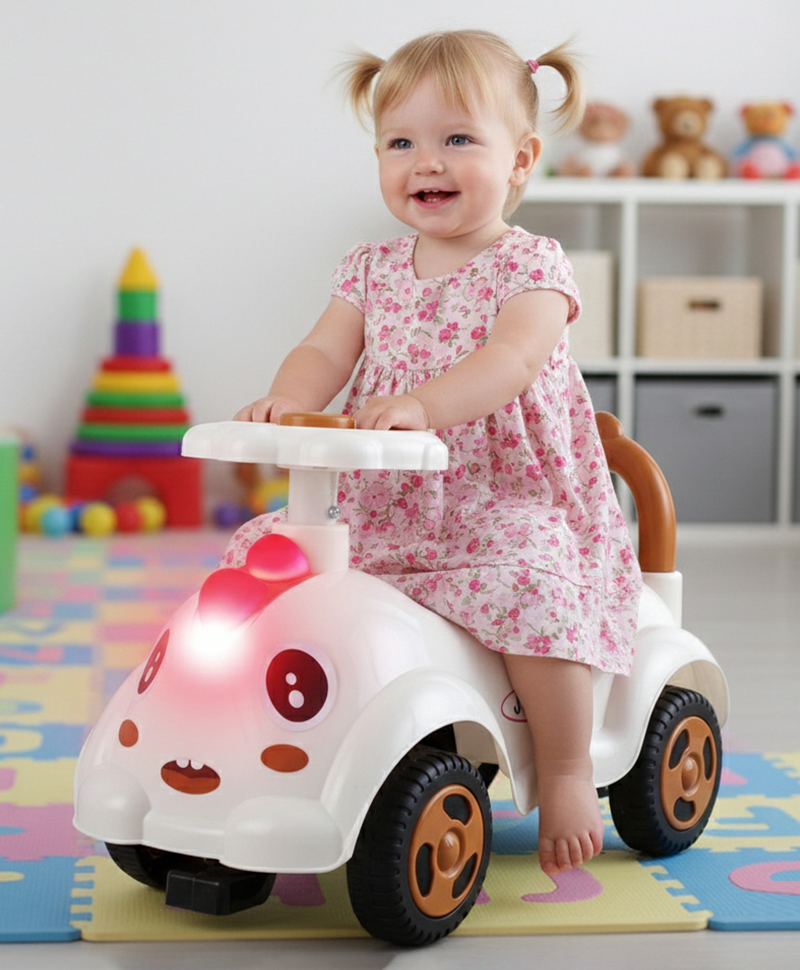 JoyRide DINO Toddler Push Car with Music & Lights 3 in 1 RideOn Toy for Boys & Girls Ages 1 to 4 Sturdy Construction with Safety Backrest & UnderSeat Storage-picture-23