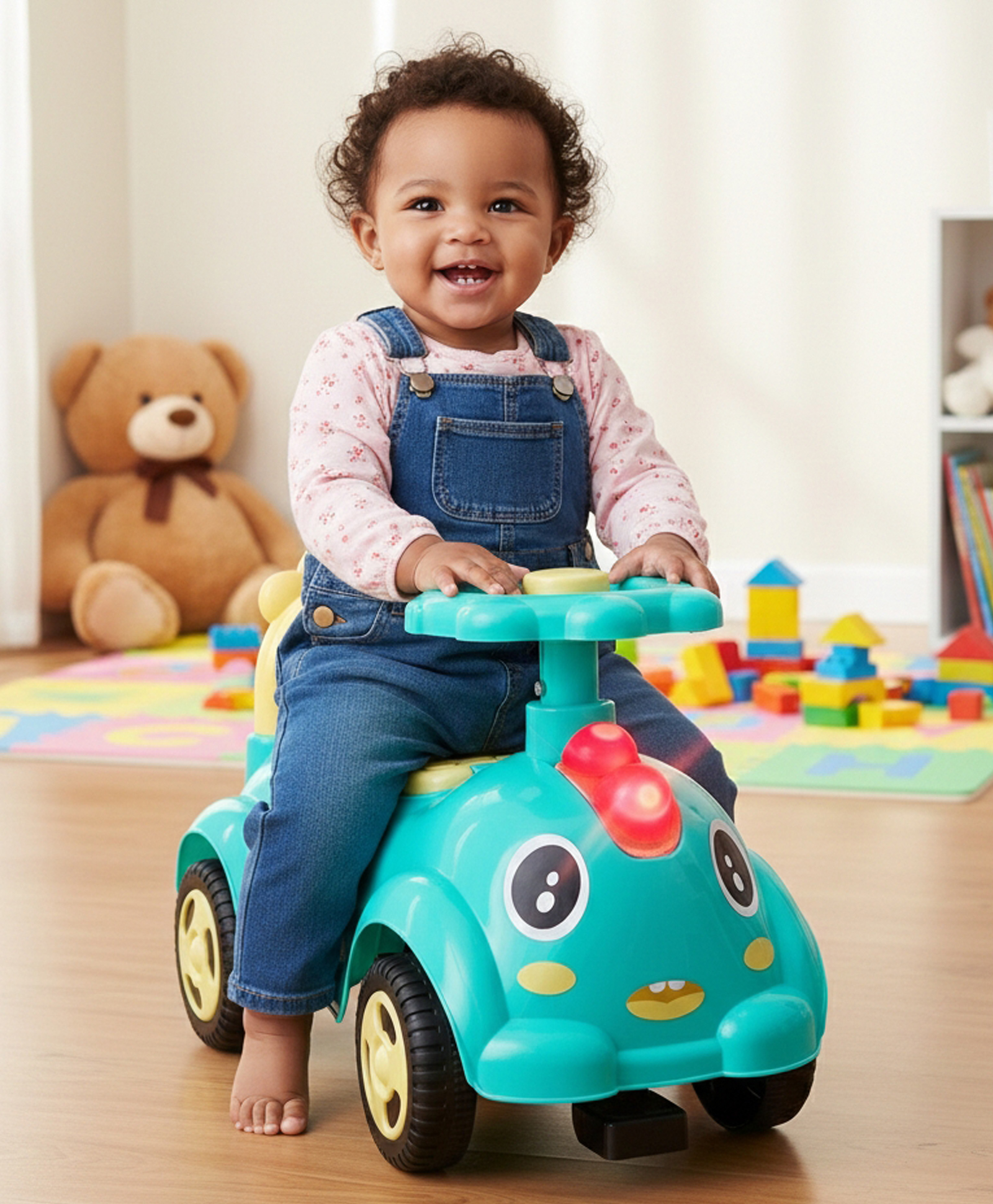 JoyRide DINO Toddler Push Car with Music & Lights 3 in 1 RideOn Toy for Boys & Girls Ages 1 to 4 Sturdy Construction with Safety Backrest & UnderSeat Storage-picture-24