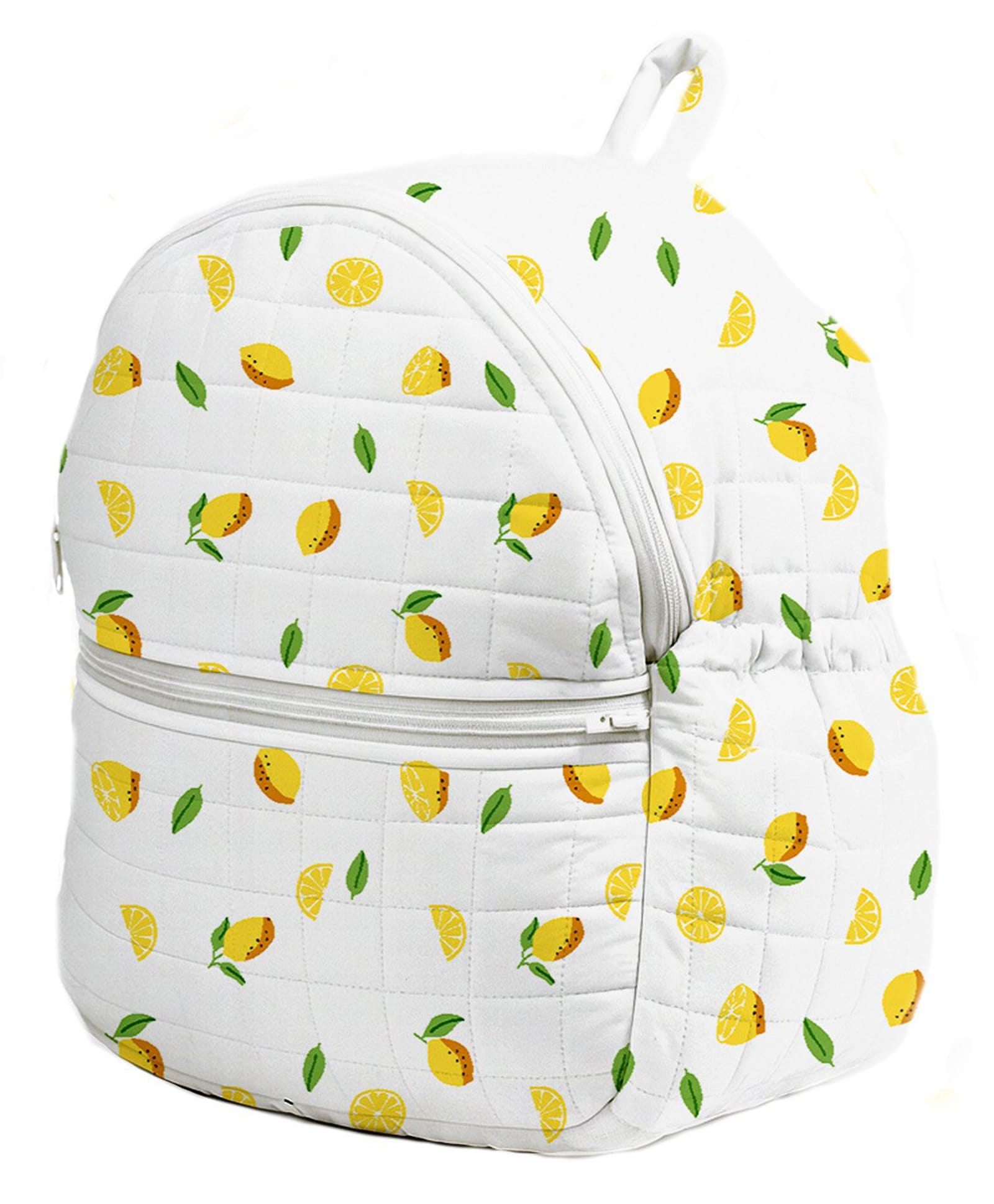 Moms Home Organic Cotton Multipurpose Baby Diaper Bag / Carry Bag / Travel Bag / Bag Pack | Lemon | Pack of 1-image-47