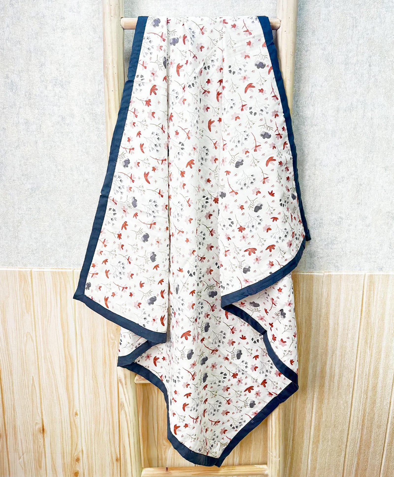 mom's home Moms Home Muslin Winter Dohar for Babies | Blossom | 100x100 CM-picture-12