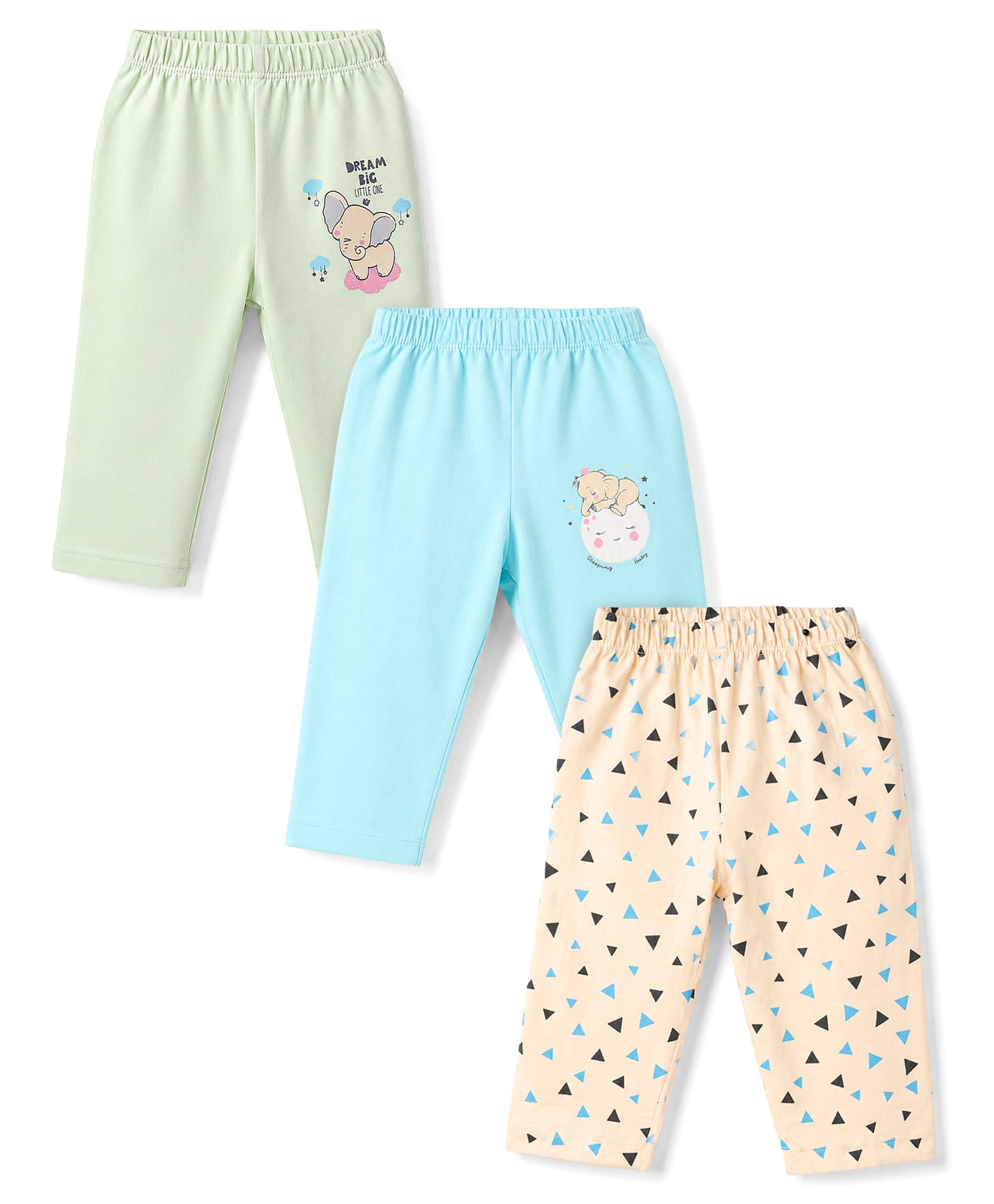 Tango Single Jersey Knit Full Length Lounge Pant With Animal Print Pack of 3 - Multicolor-image-39