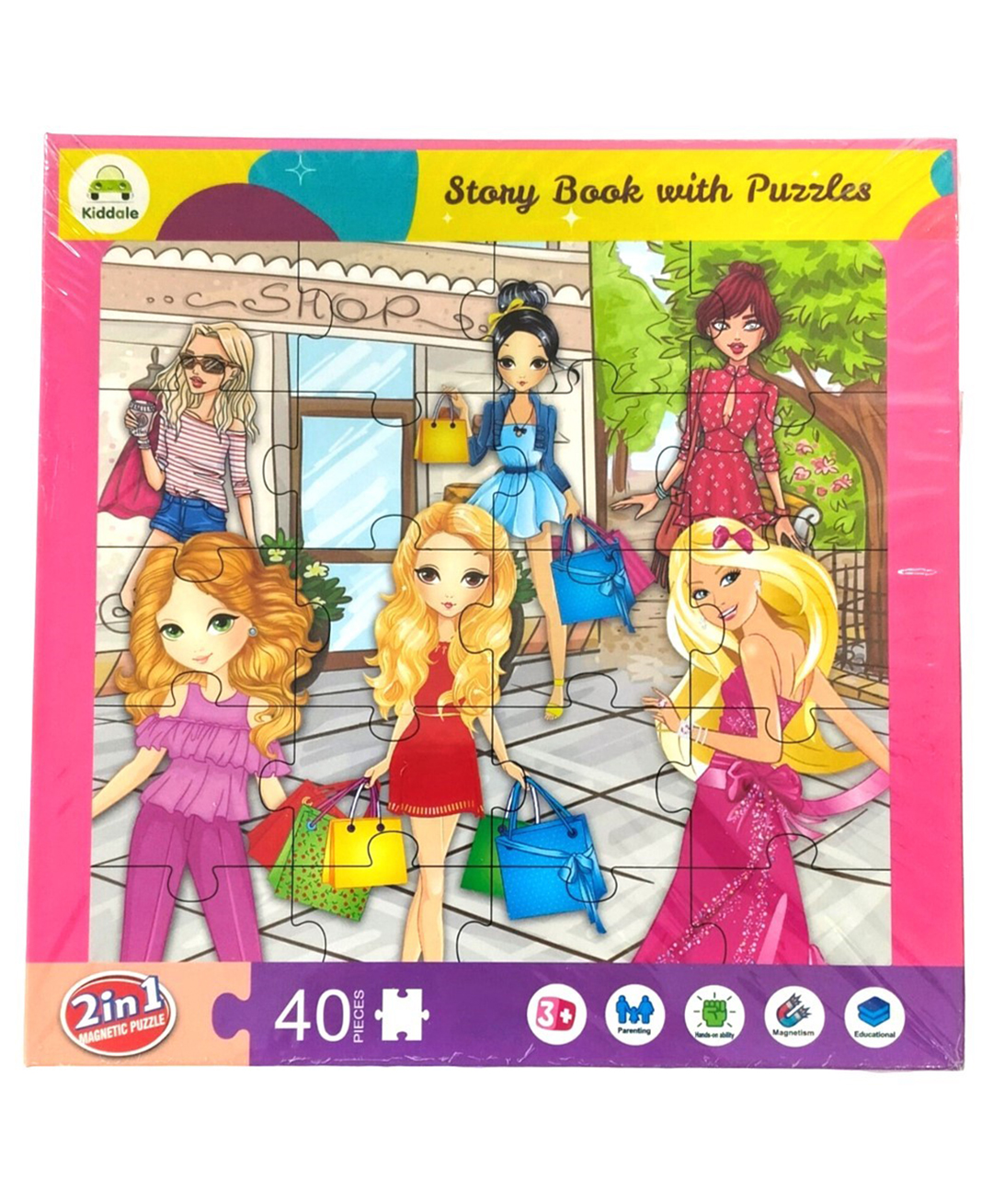 Kiddale Sparkle Friends Story Puzzle Book | 2 Short Stories & 2 Picture Puzzles | Travel & Friendship Theme | Ideal Gift Book - Pack of 1-image-32