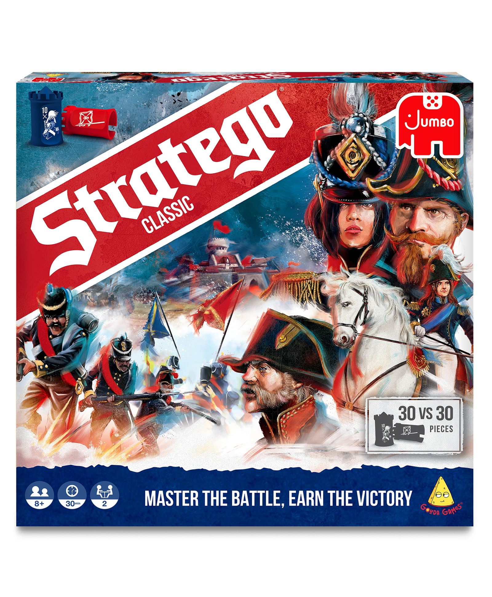 Stratego Original - Classic Strategy Board Game, Outsmart Your Opponent & Capture The Flag, Fun Family Game for Kids & Adults, Gifts for Ages 8, 9, 10 and Up, 2 Players-image-44