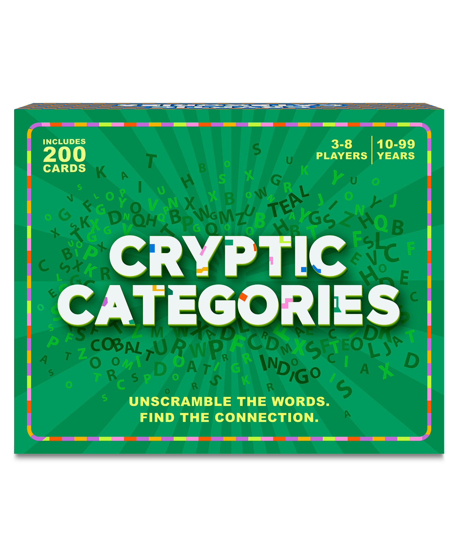 Gouda Games Cryptic Categories Quick-Thinking Brain Game, Fast-Paced Word Unscramble Card Game for Kids, Teens & Adults, Perfect for Game Nights, Gift for Ages 10, 11, 12 and Up, 3-8 Players-image-29