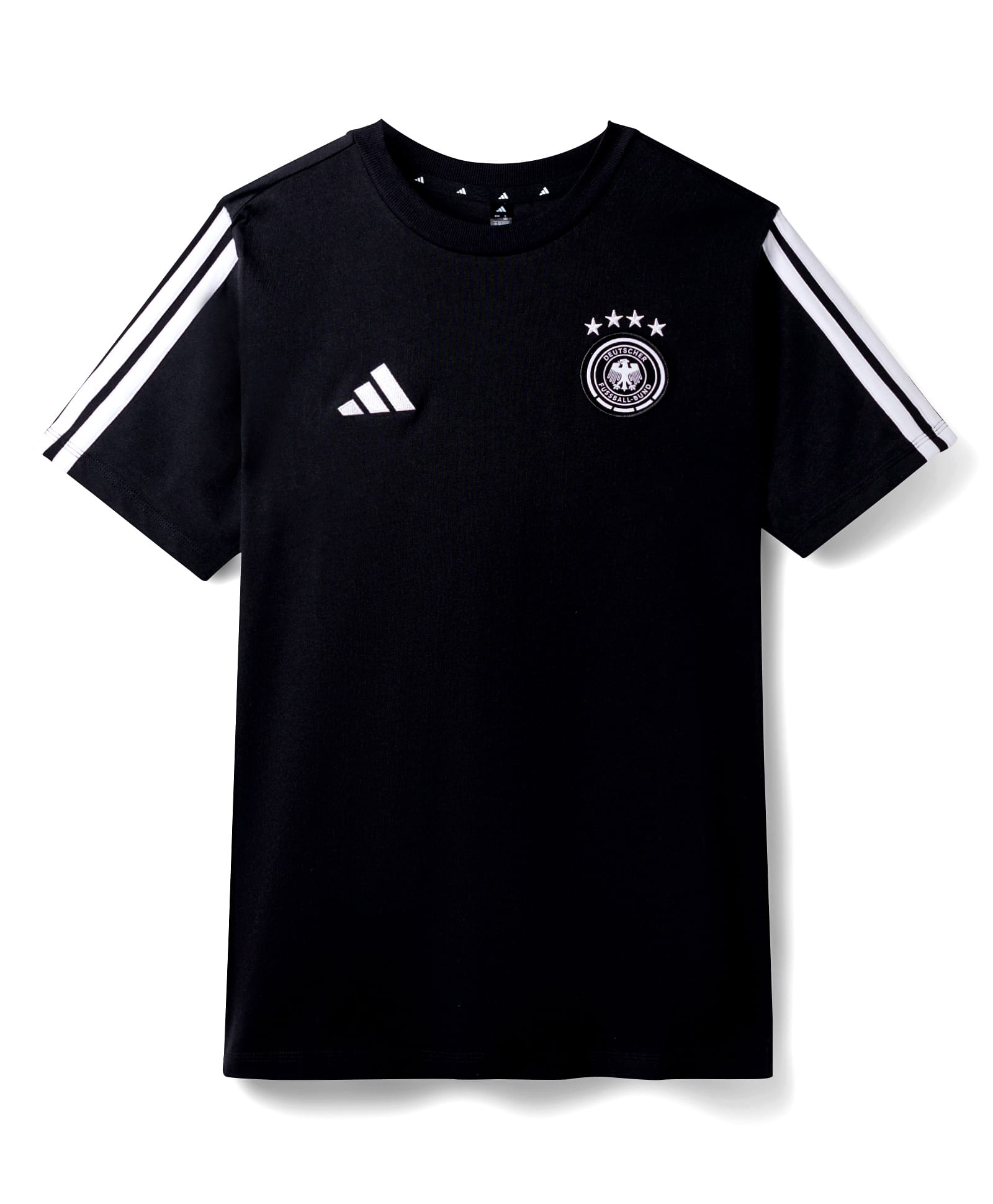 ADIDAS KIDS Cotton Knit Half Sleeves T-Shirt With Logo Print - Black-picture-25