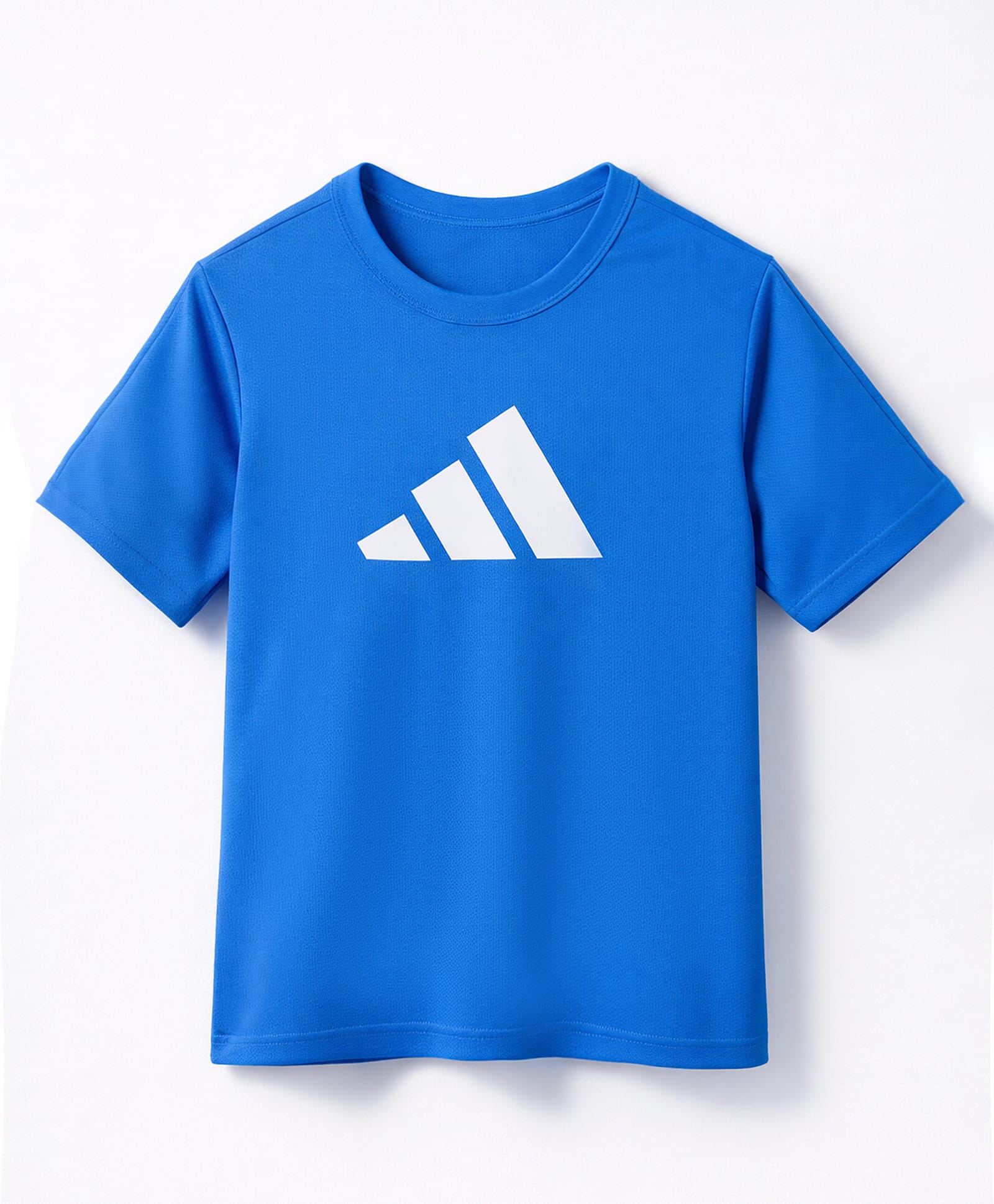 ADIDAS KIDS Knit Half Sleeves Logo Printed T-Shirt - Blue-image-28
