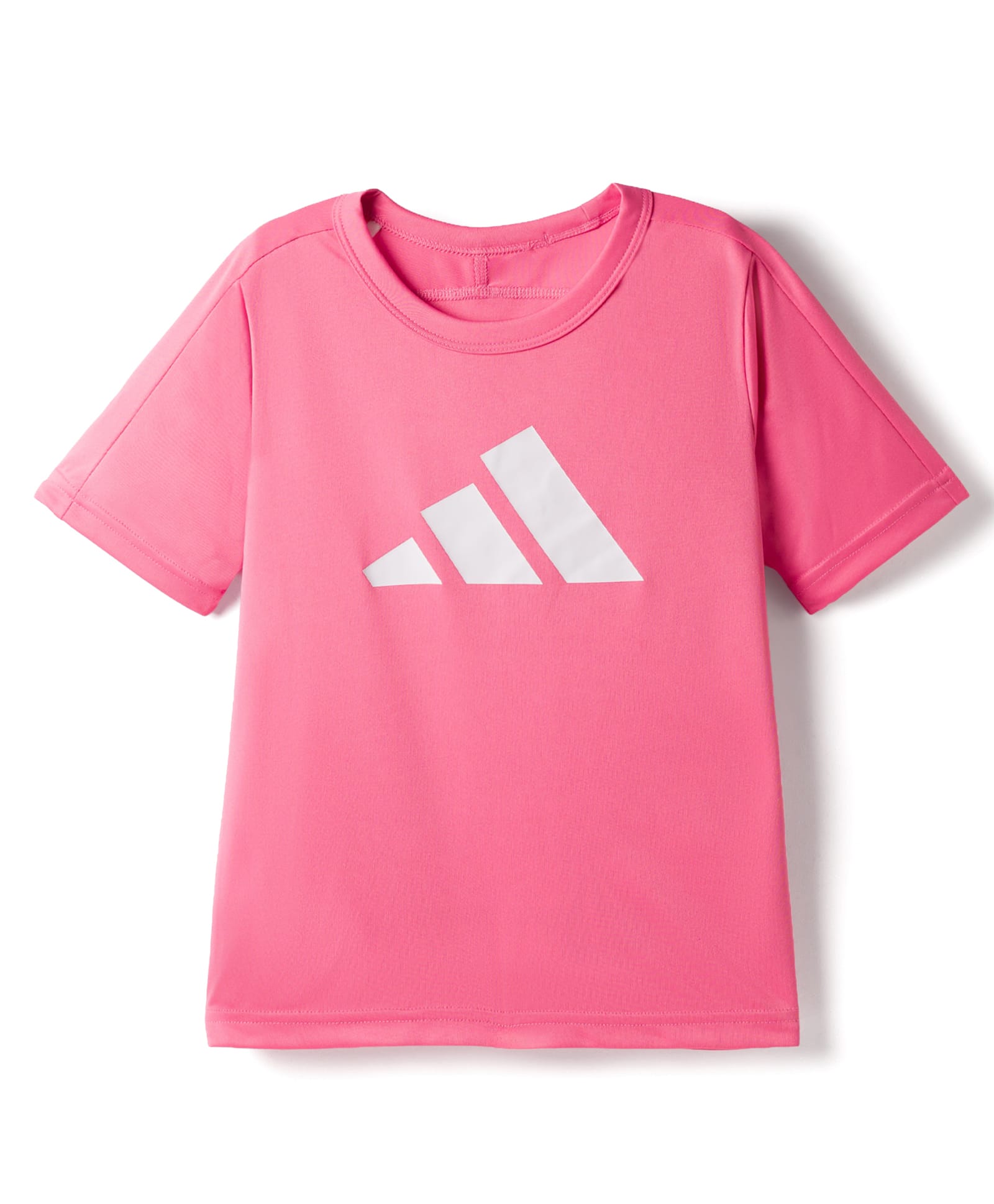 ADIDAS KIDS Knit Half Sleeves Logo Printed T-Shirt - Pink-picture-26