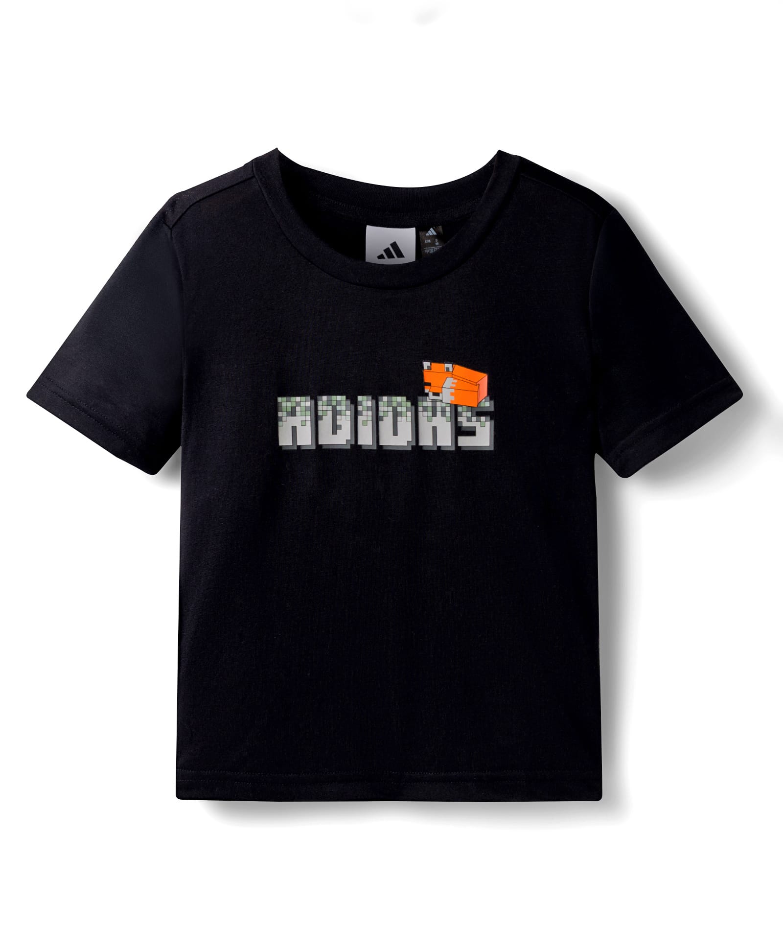 ADIDAS KIDS Knit Half Sleeves T-Shirt With Text Print - Black-picture-25