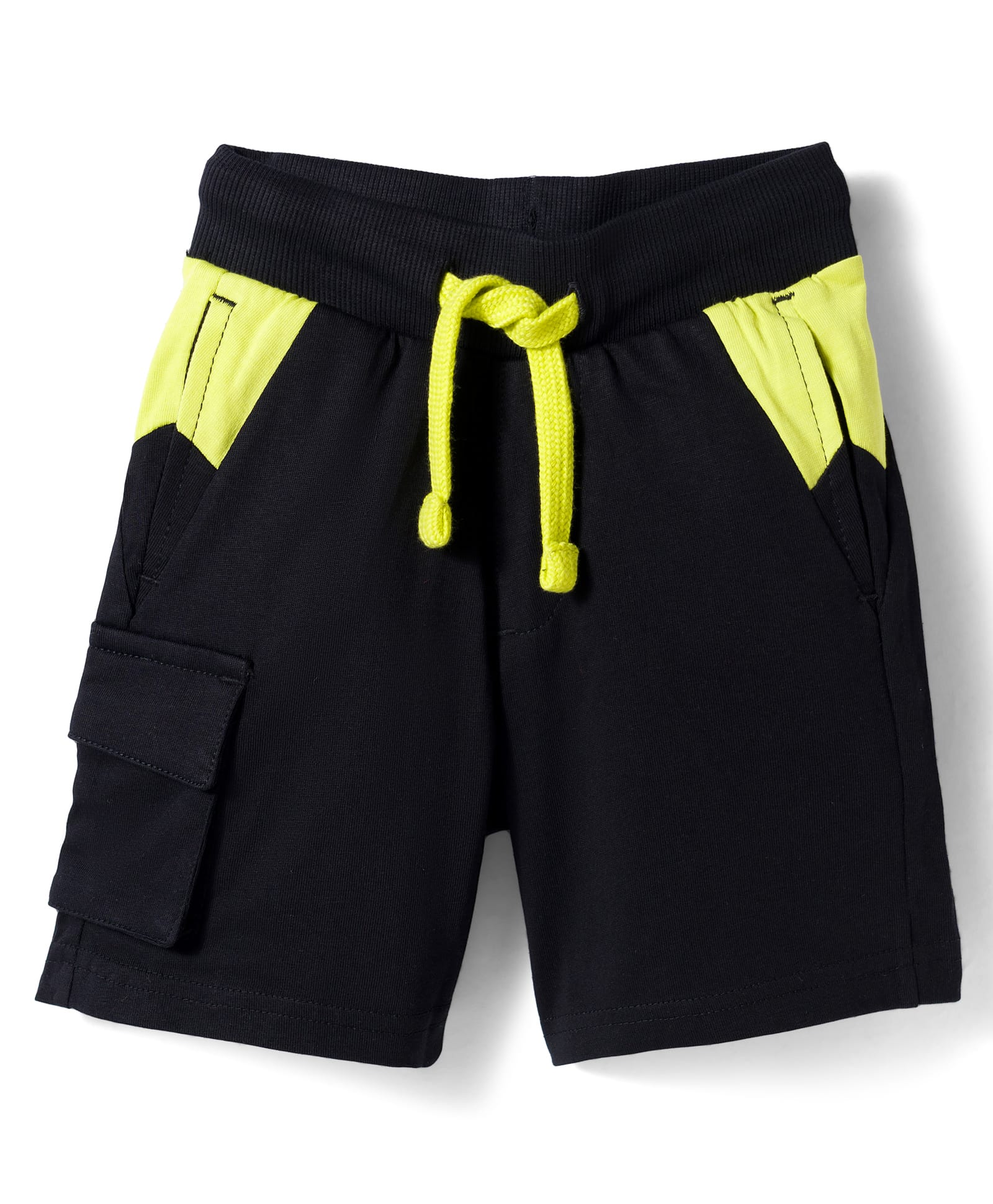 UCB Cotton Knit Knee Length Cut N Sew Shorts - Black-picture-15