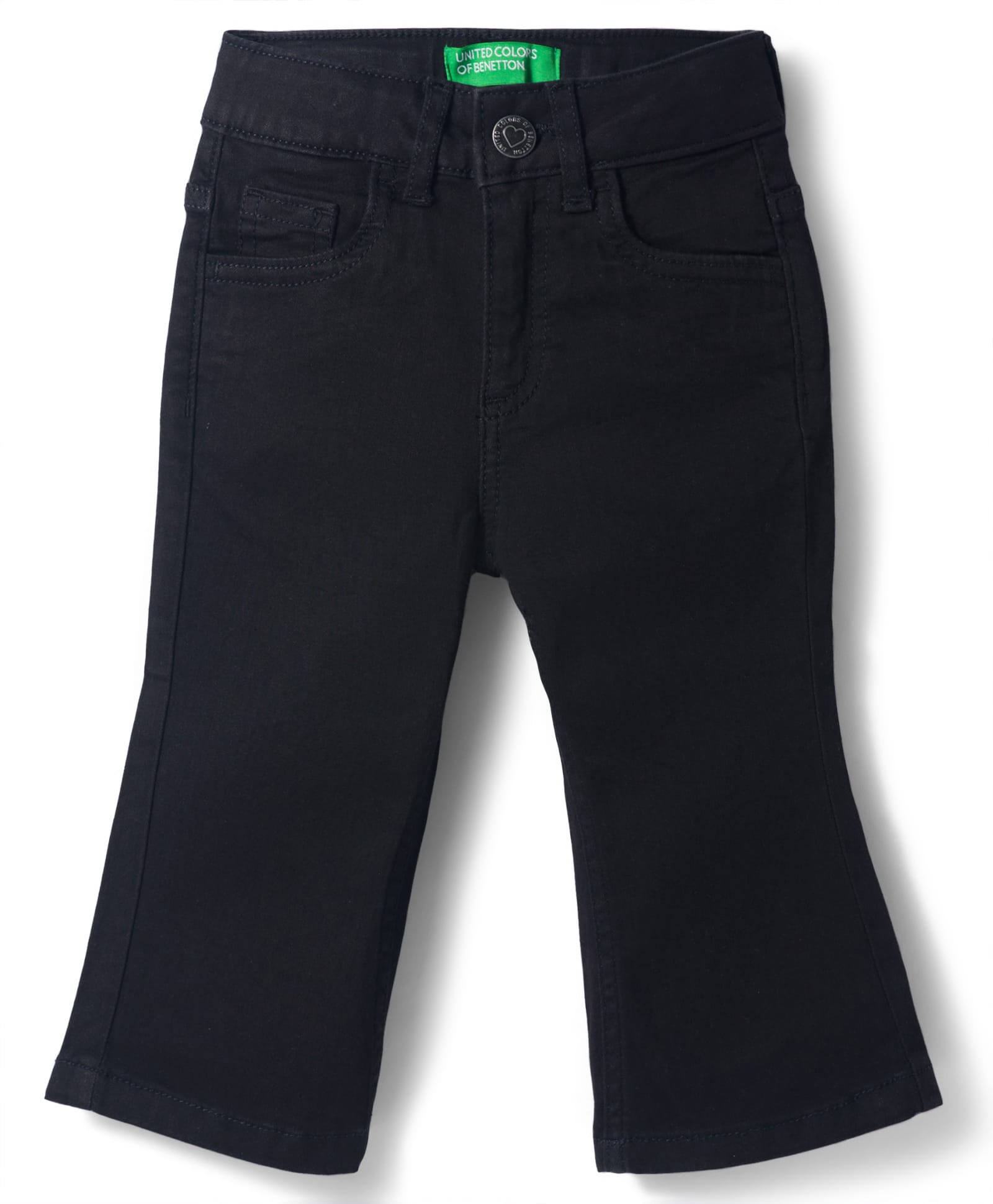 UCB Cotton Woven Full Length Solid Jeans - Black-picture-29