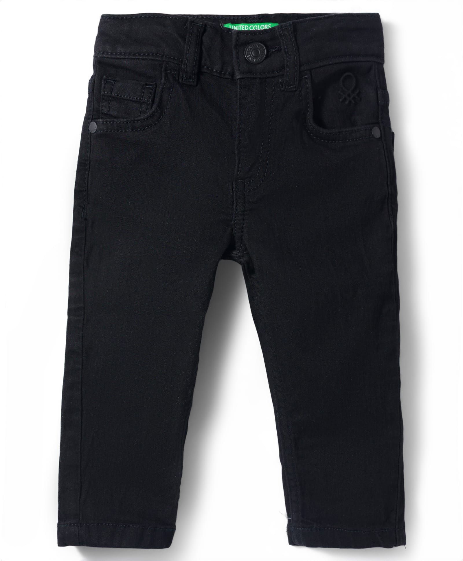 UCB Cotton Woven Full Length Solid Jeans - Black-picture-24
