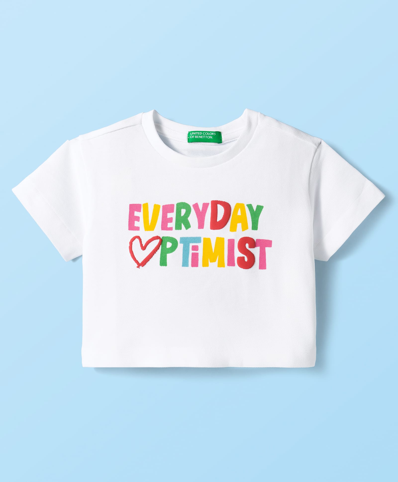 UCB Cotton Knit Half Sleeves T-Shirt With Text Print - White-picture-16