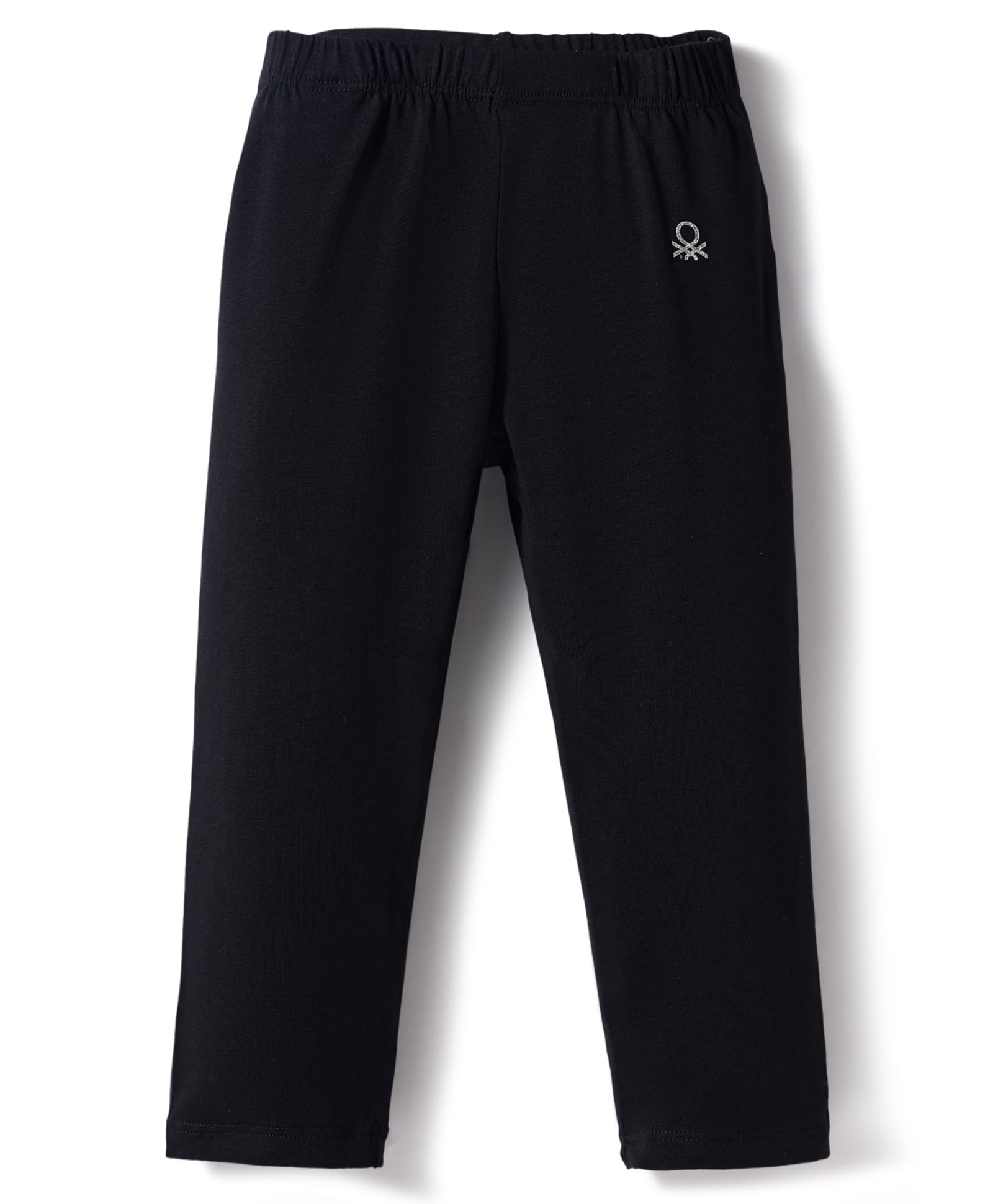 UCB Cotton Knit Full Length Solid Leggings - Black-image-21